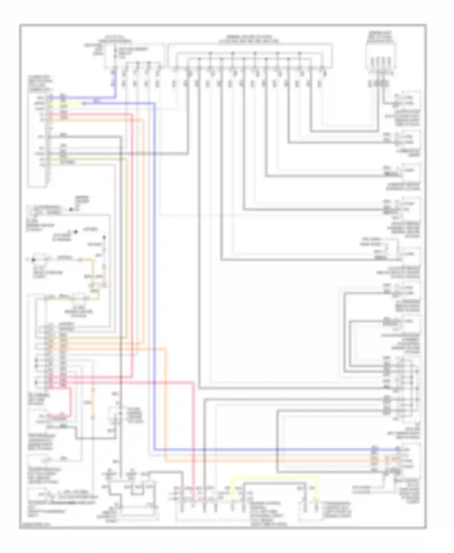 Camry Toyota XV40 facelift (2009-2011): Computer data lines circuit, except hybrid