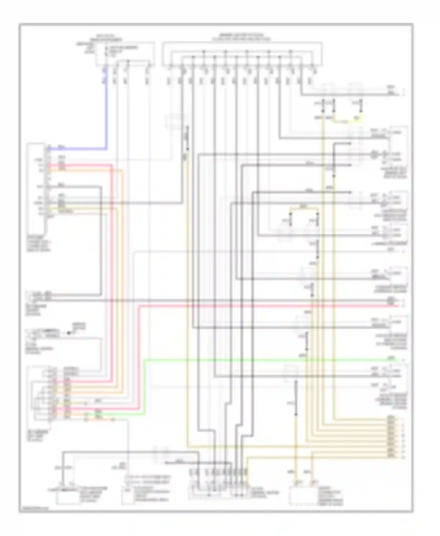 Camry Toyota XV40 facelift (2009-2011): Computer data lines circuit, hybrid (1 of 2)