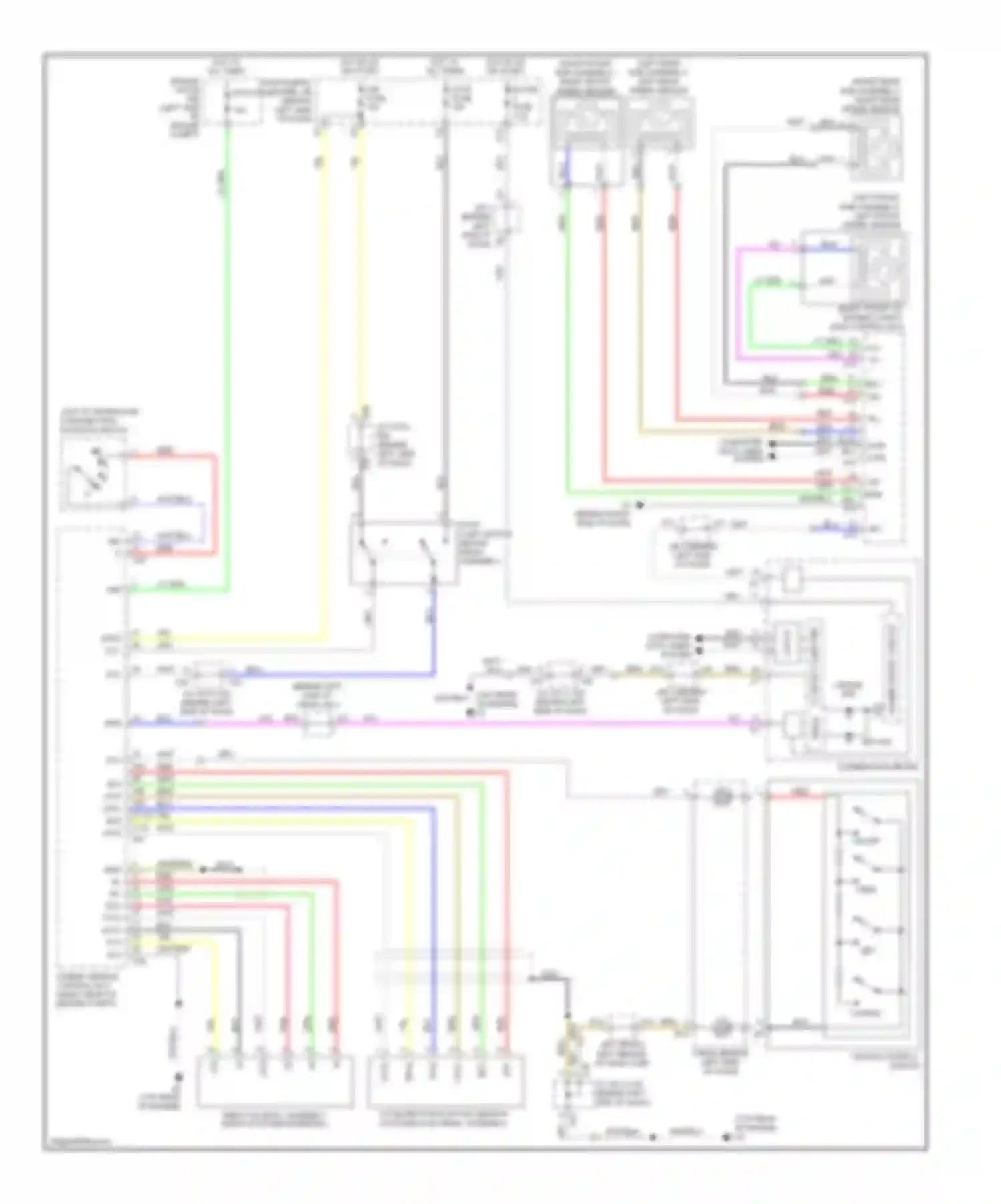 Camry Toyota XV40 facelift (2009-2011): Cruise control circuit, hybrid