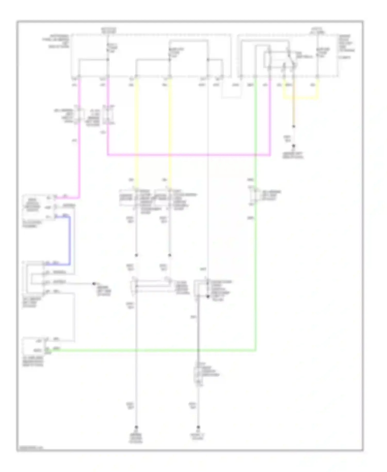 Camry Toyota XV40 facelift (2009-2011): Defoggers circuit, hybrid