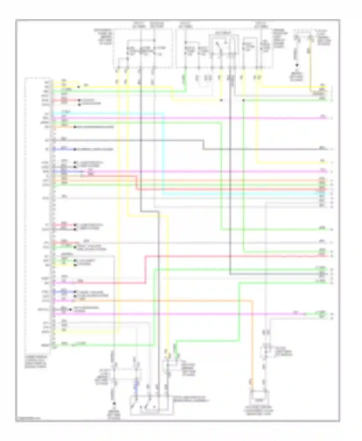 Camry Toyota XV40 facelift (2009-2011): Wiring diagram engine performance 2.4l (1 of 7)