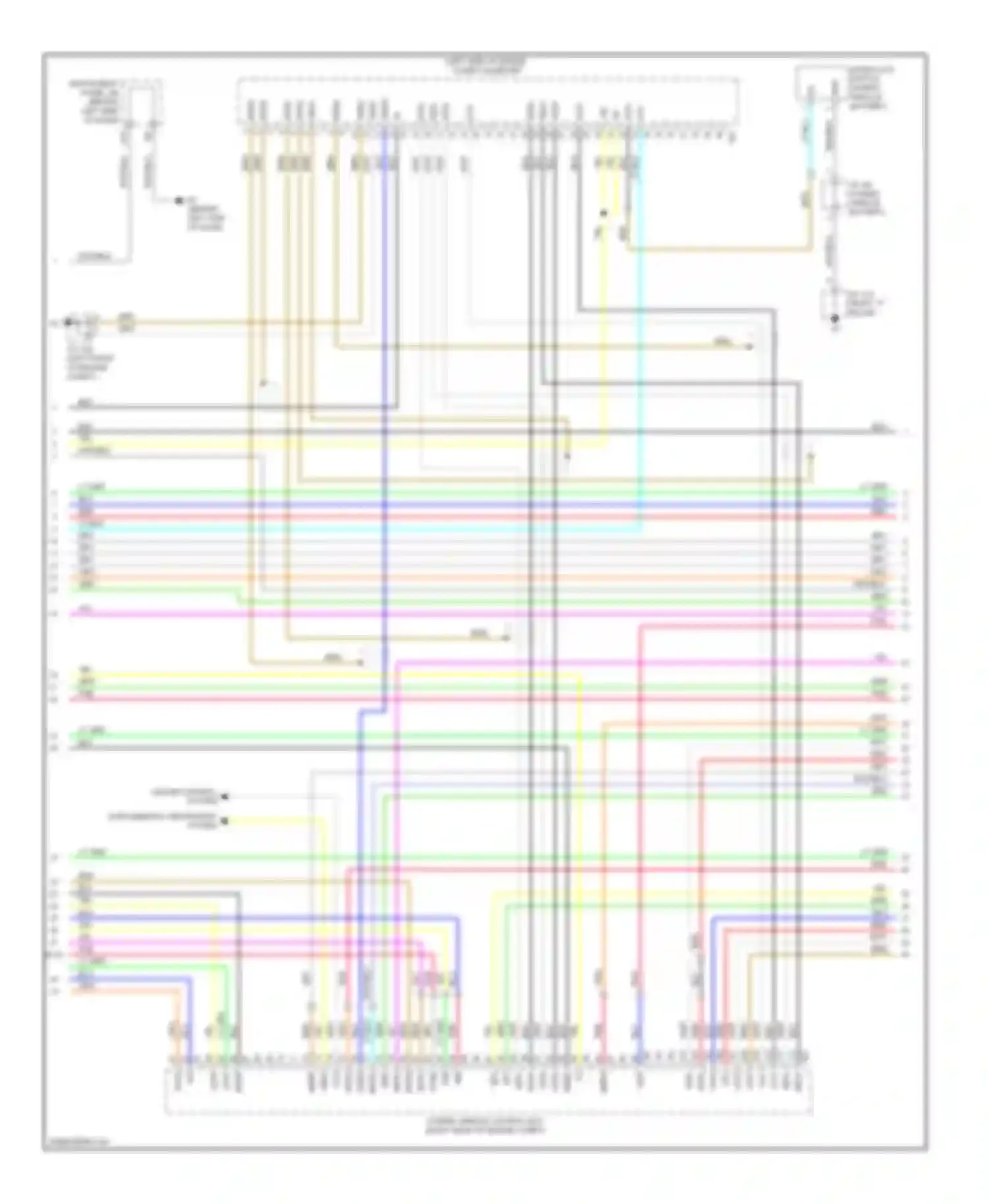 Camry Toyota XV40 facelift (2009-2011): Wiring diagram engine performance 2.4l (3 of 7)