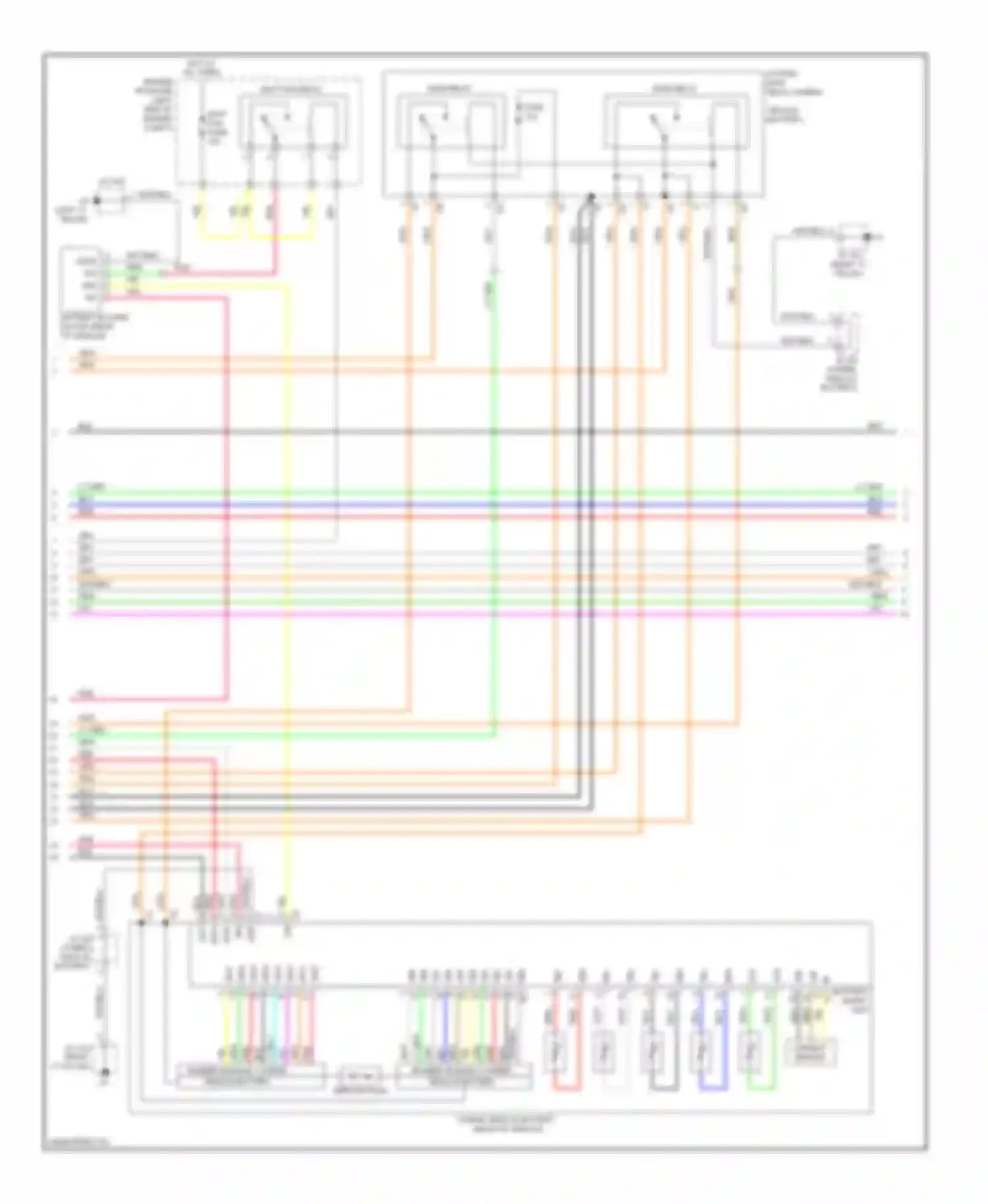Camry Toyota XV40 facelift (2009-2011): Wiring diagram engine performance 2.4l (5 of 7)