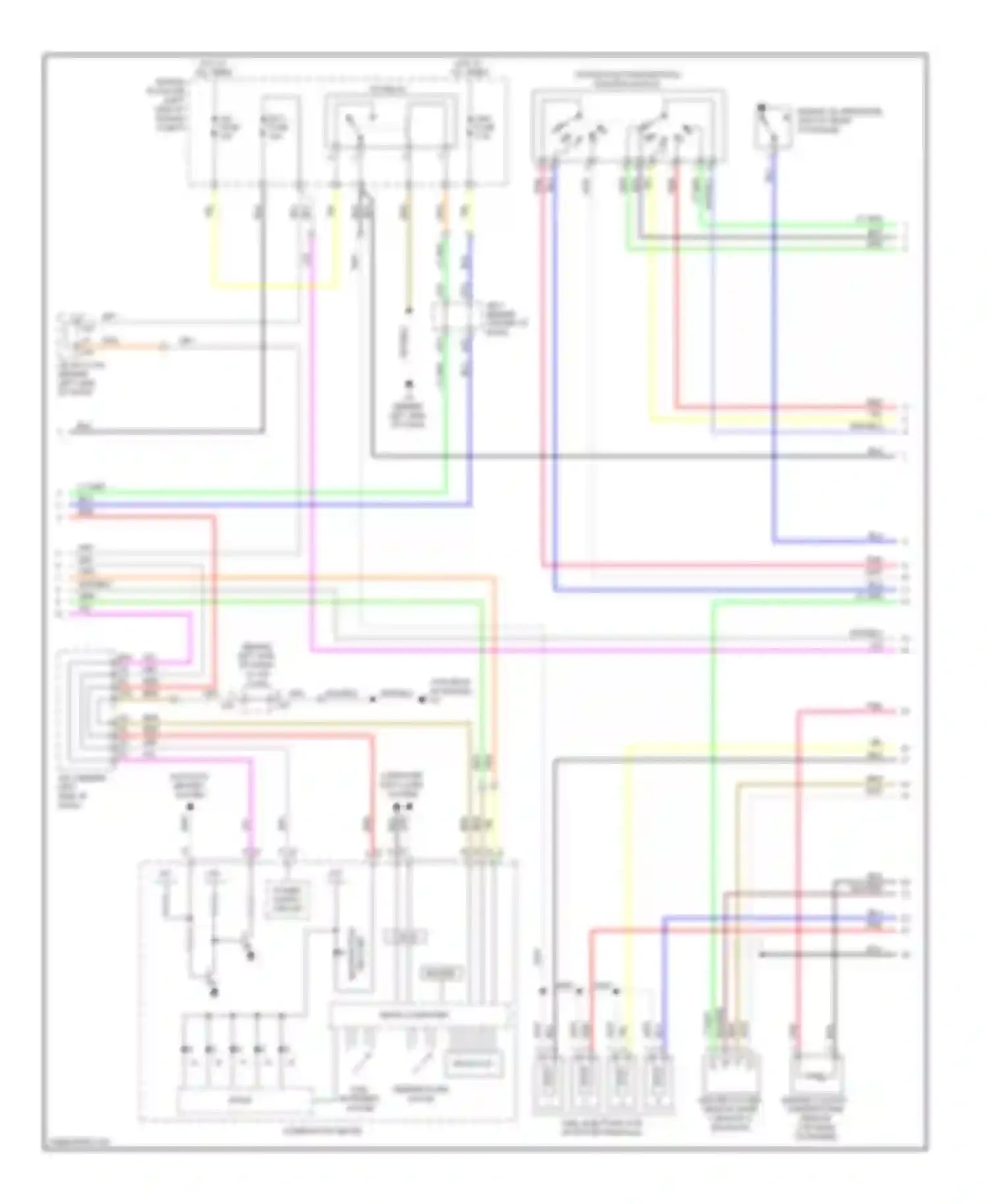 Camry Toyota XV40 facelift (2009-2011): Wiring diagram engine performance 2.4l (6 of 7)