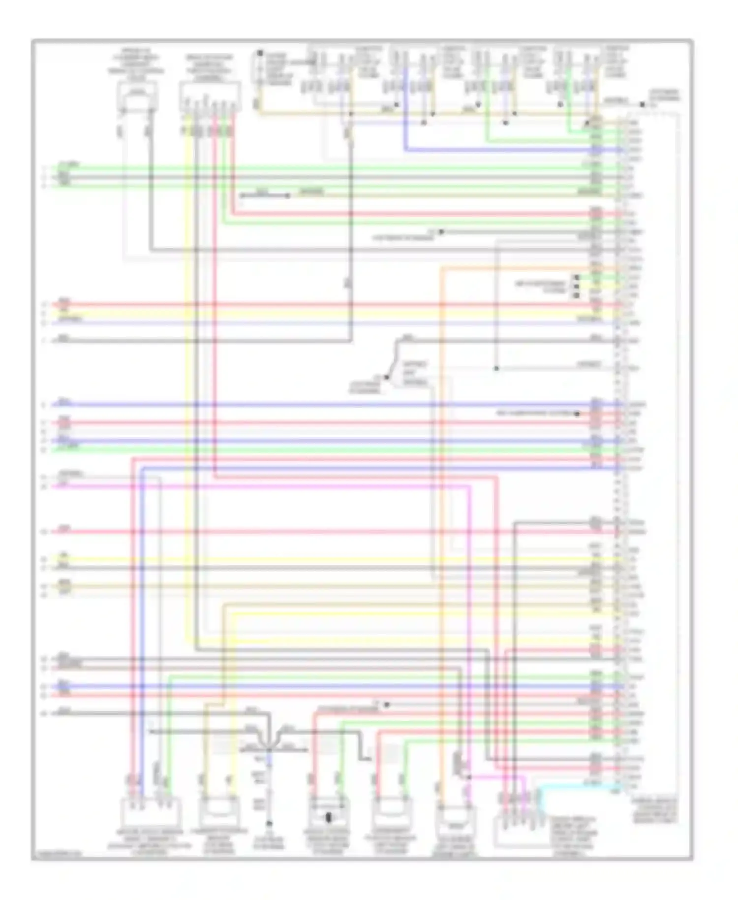 Camry Toyota XV40 facelift (2009-2011): Wiring diagram engine performance 2.4l (7 of 7)