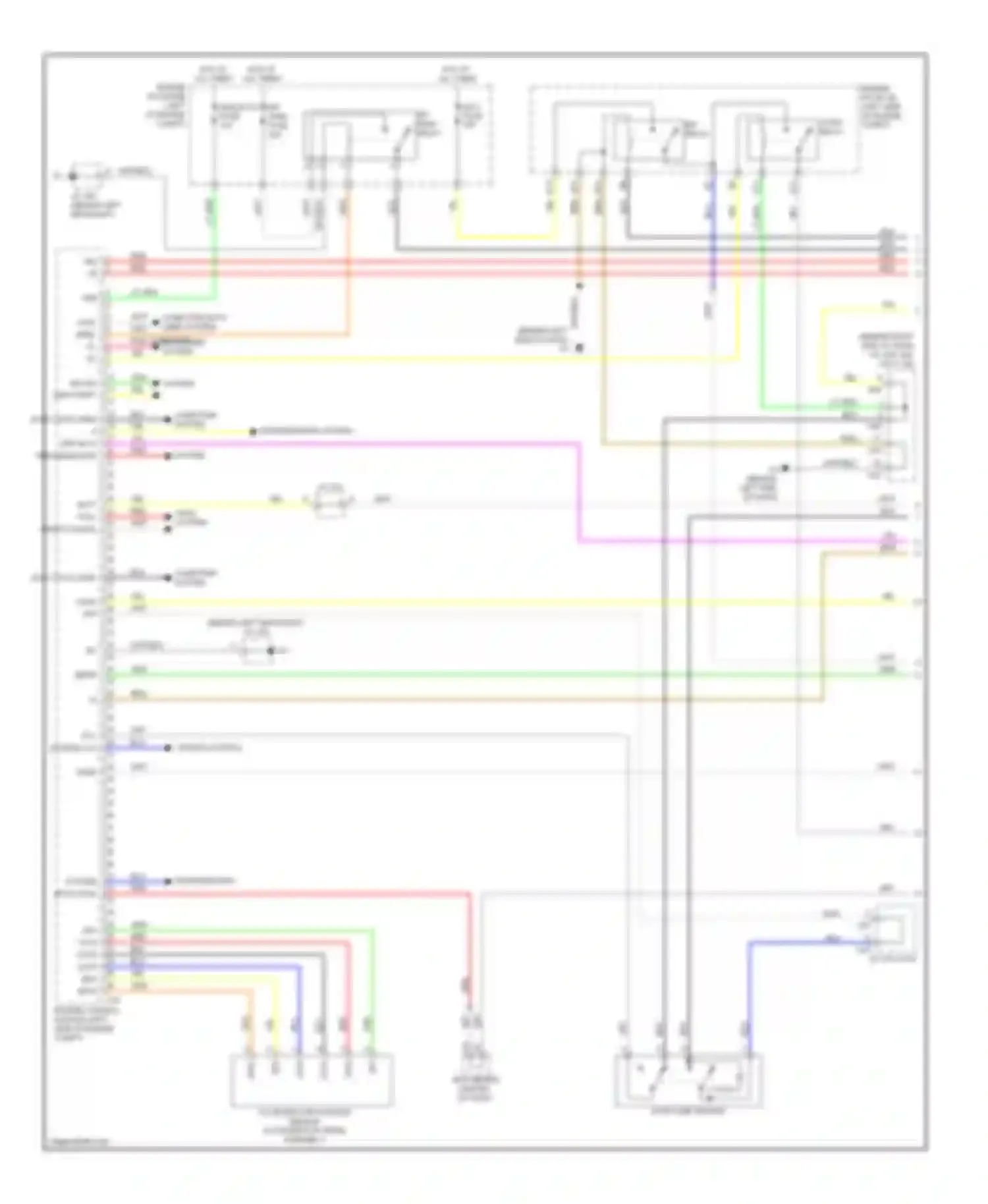 Camry Toyota XV40 facelift (2009-2011): Wiring diagram engine performance 2.5l (1 of 5)