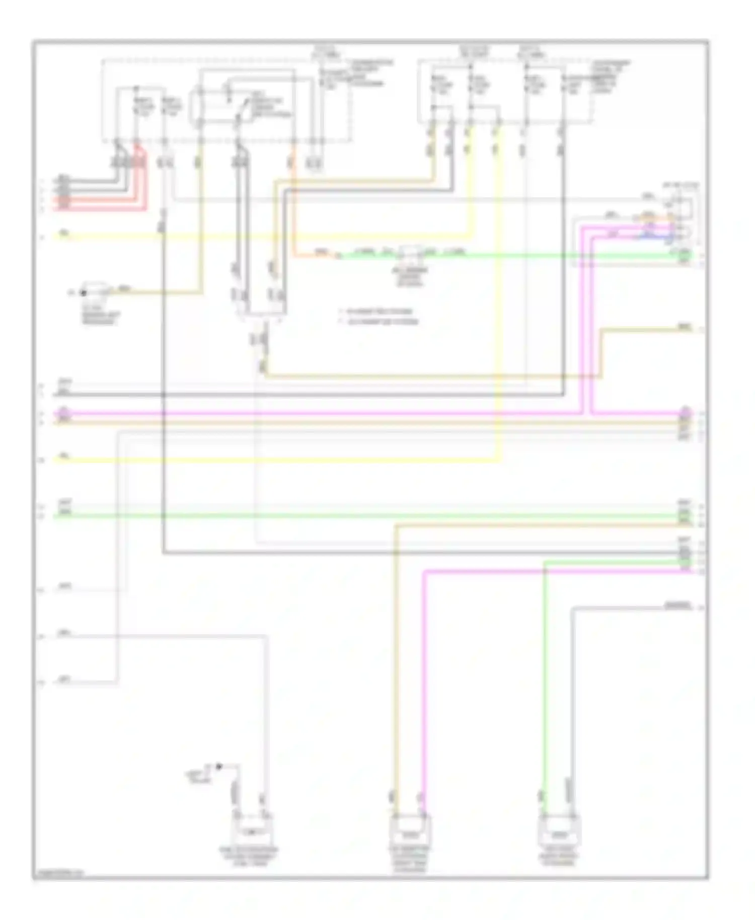 Camry Toyota XV40 facelift (2009-2011): Wiring diagram engine performance 2.5l (2 of 5)