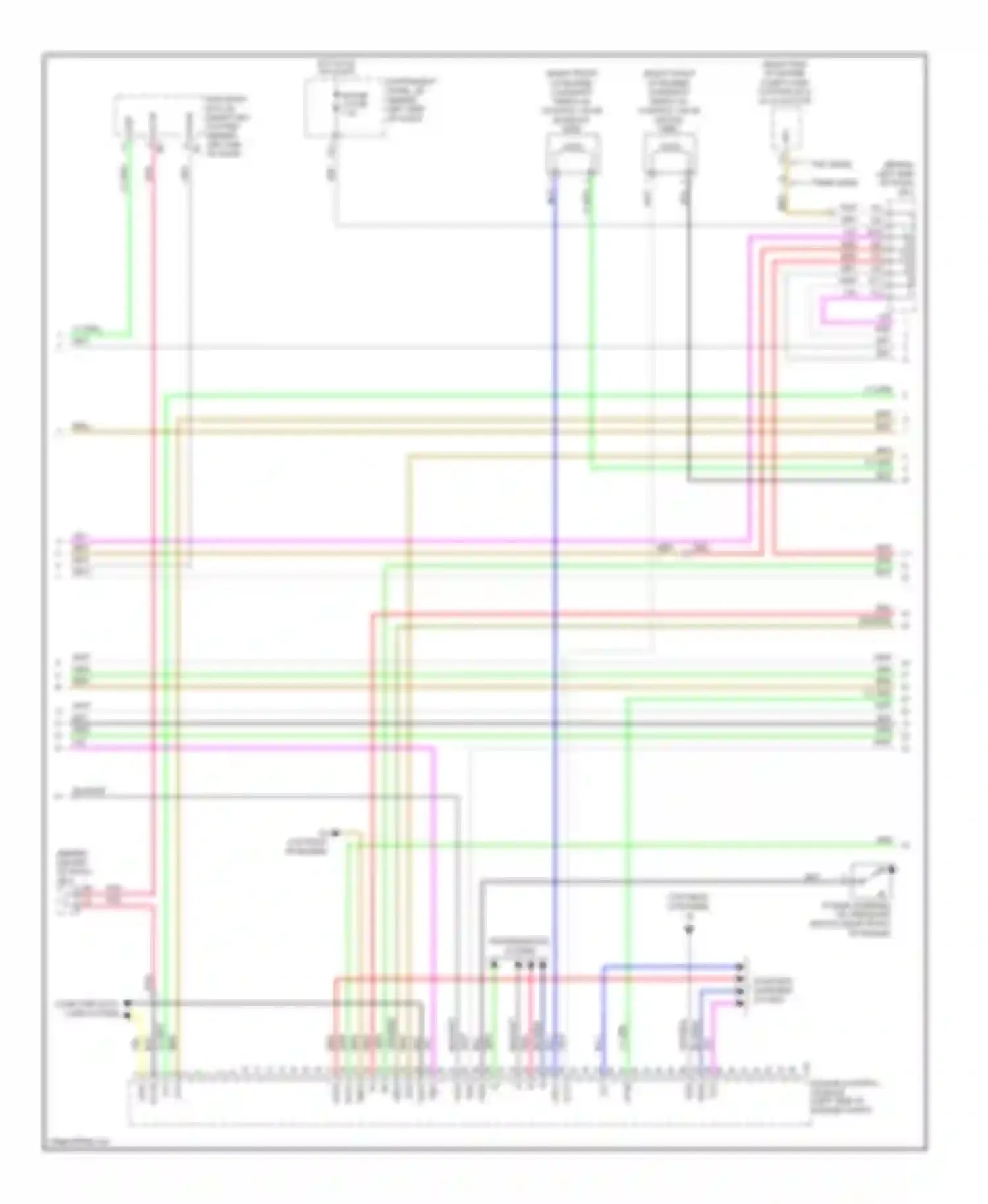 Camry Toyota XV40 facelift (2009-2011): Wiring diagram engine performance 2.5l (3 of 5)