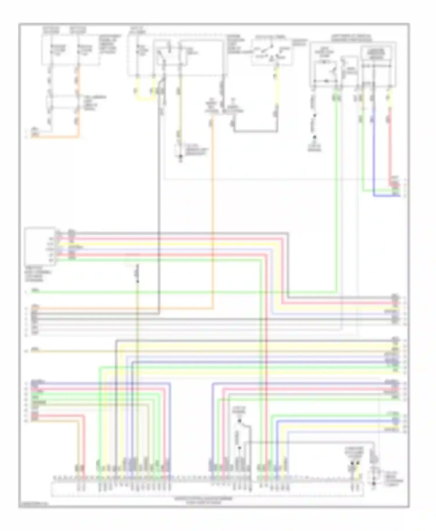 Camry Toyota XV40 facelift (2009-2011): Wiring diagram engine performance 3.5l (3 of 5)