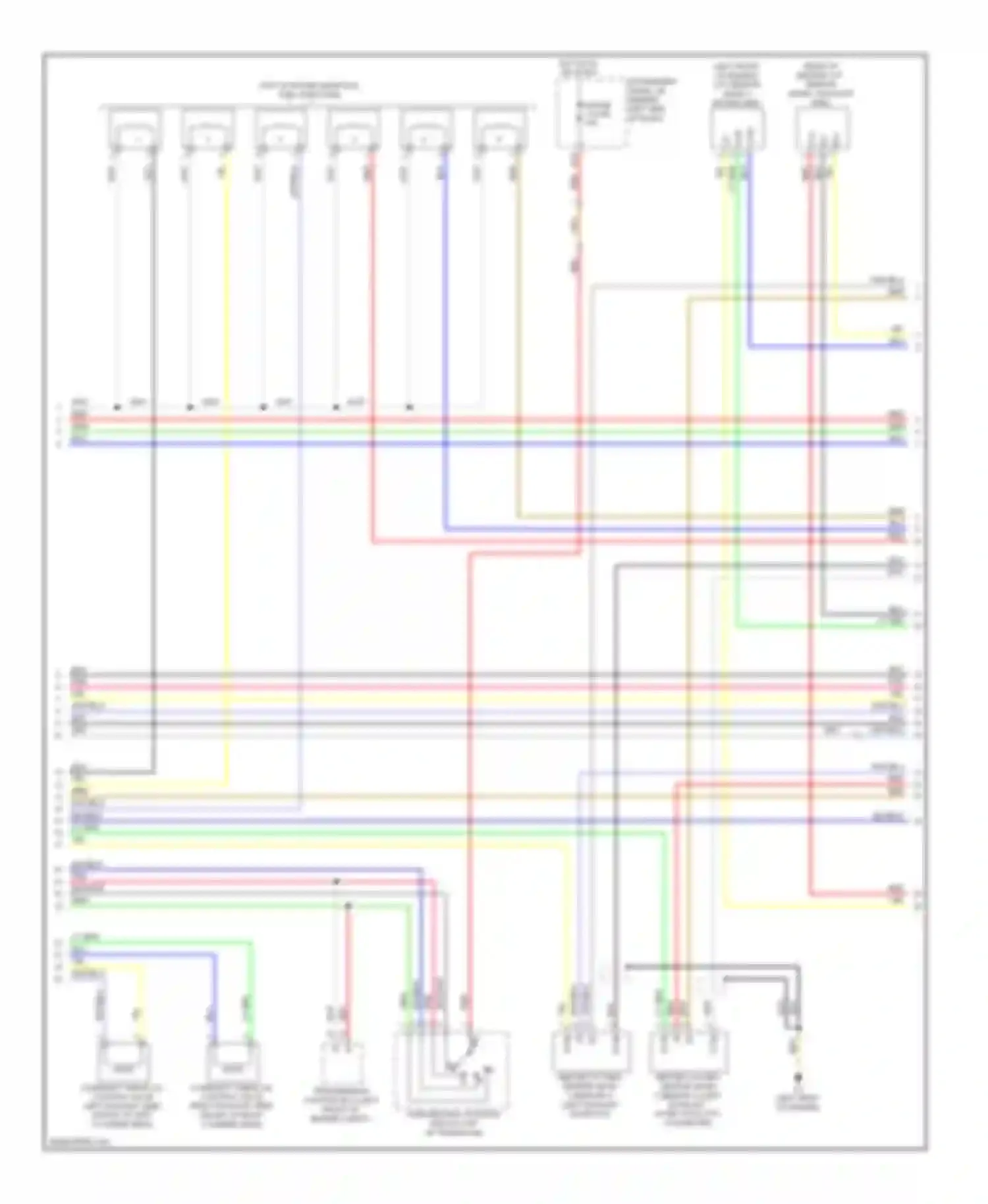 Camry Toyota XV40 facelift (2009-2011): Wiring diagram engine performance 3.5l (4 of 5)