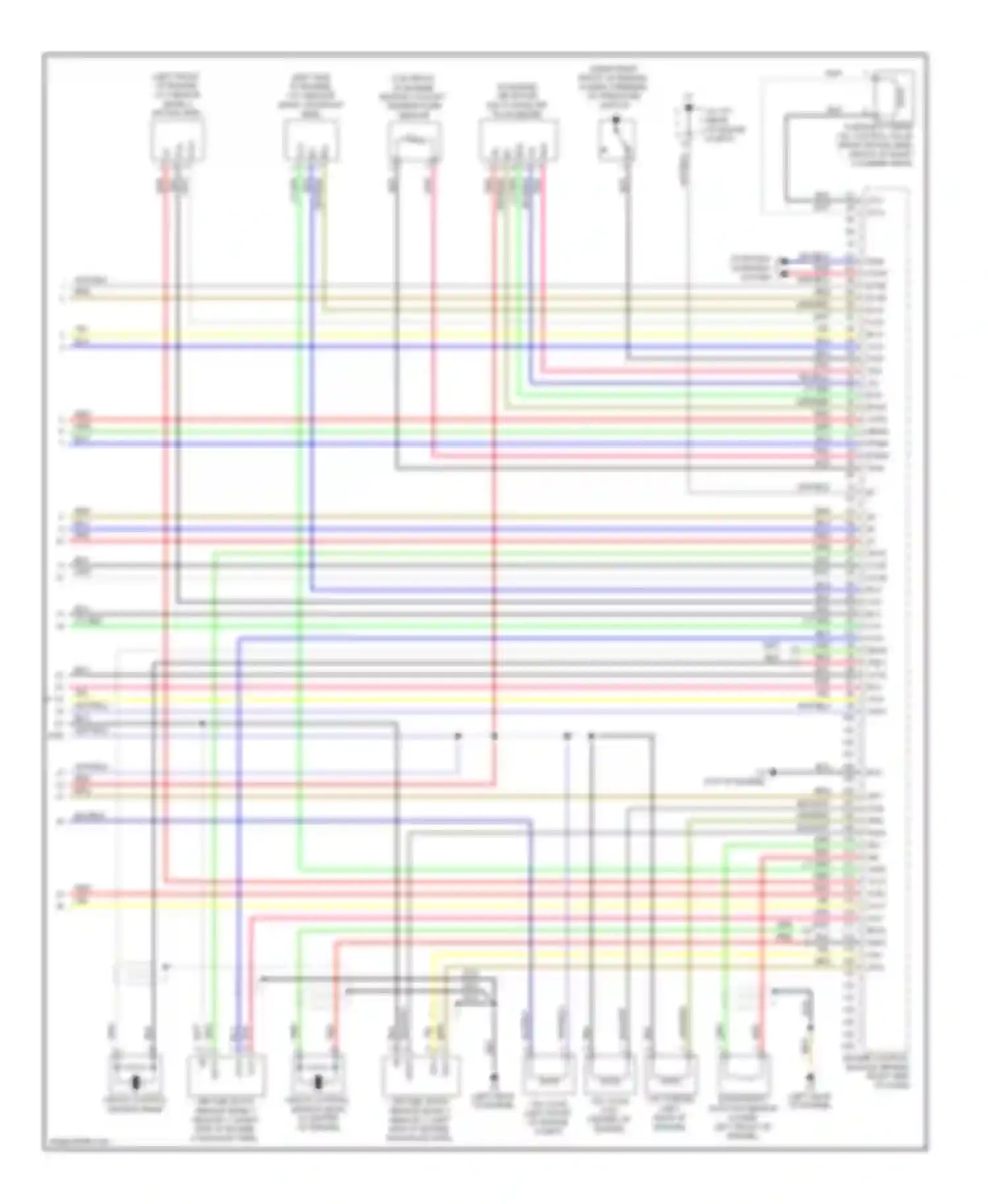 Camry Toyota XV40 facelift (2009-2011): Wiring diagram engine performance 3.5l (5 of 5)