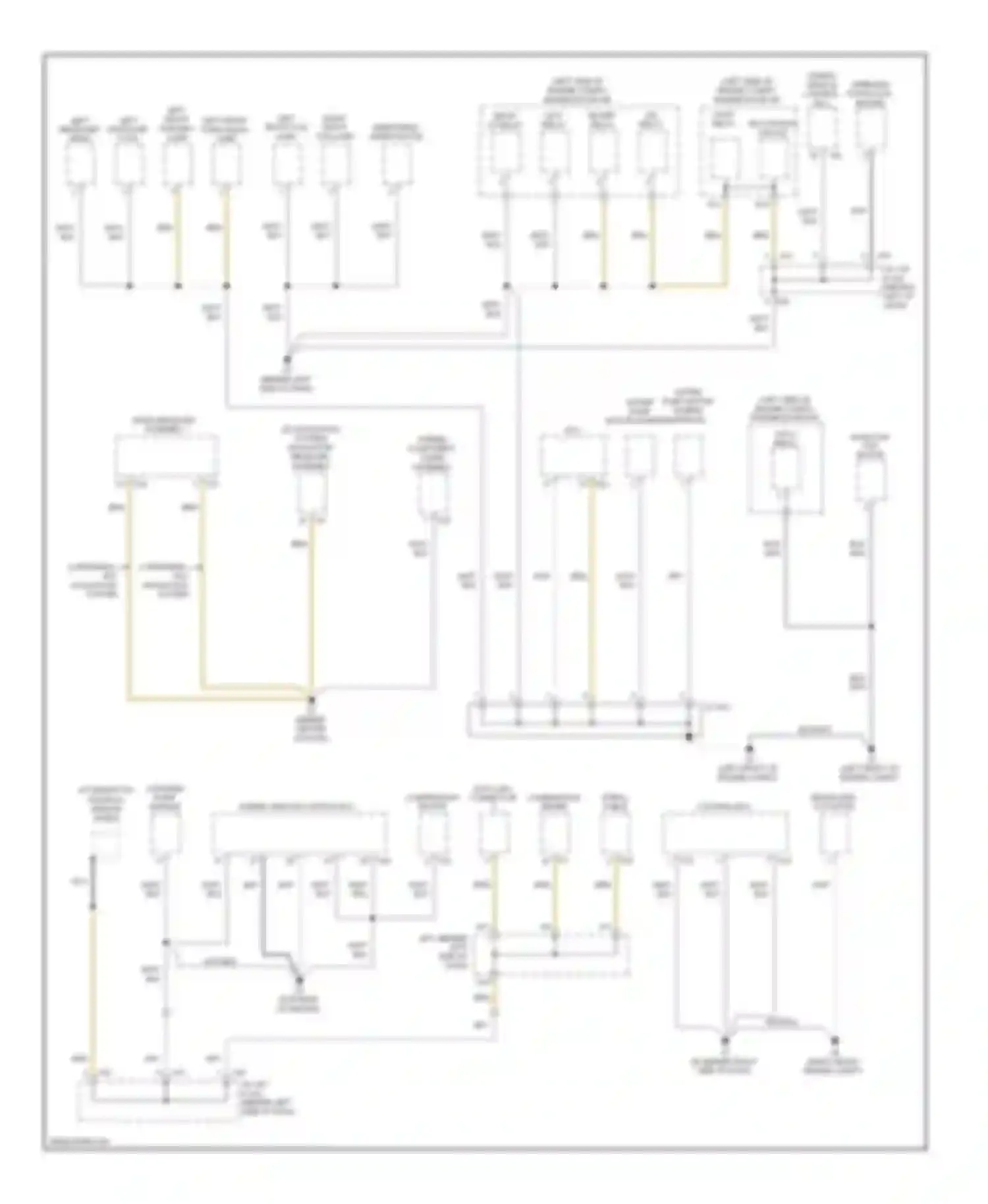 Camry Toyota XV40 facelift (2009-2011): Ground distribution circuit, hybrid (1 of 4)