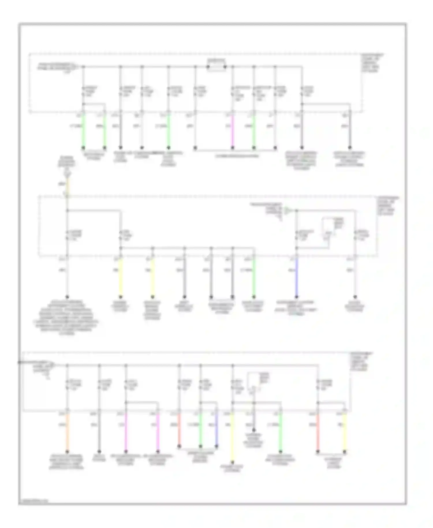 Camry Toyota XV40 facelift (2009-2011): Power distribution circuit, hybrid (3 of 3)