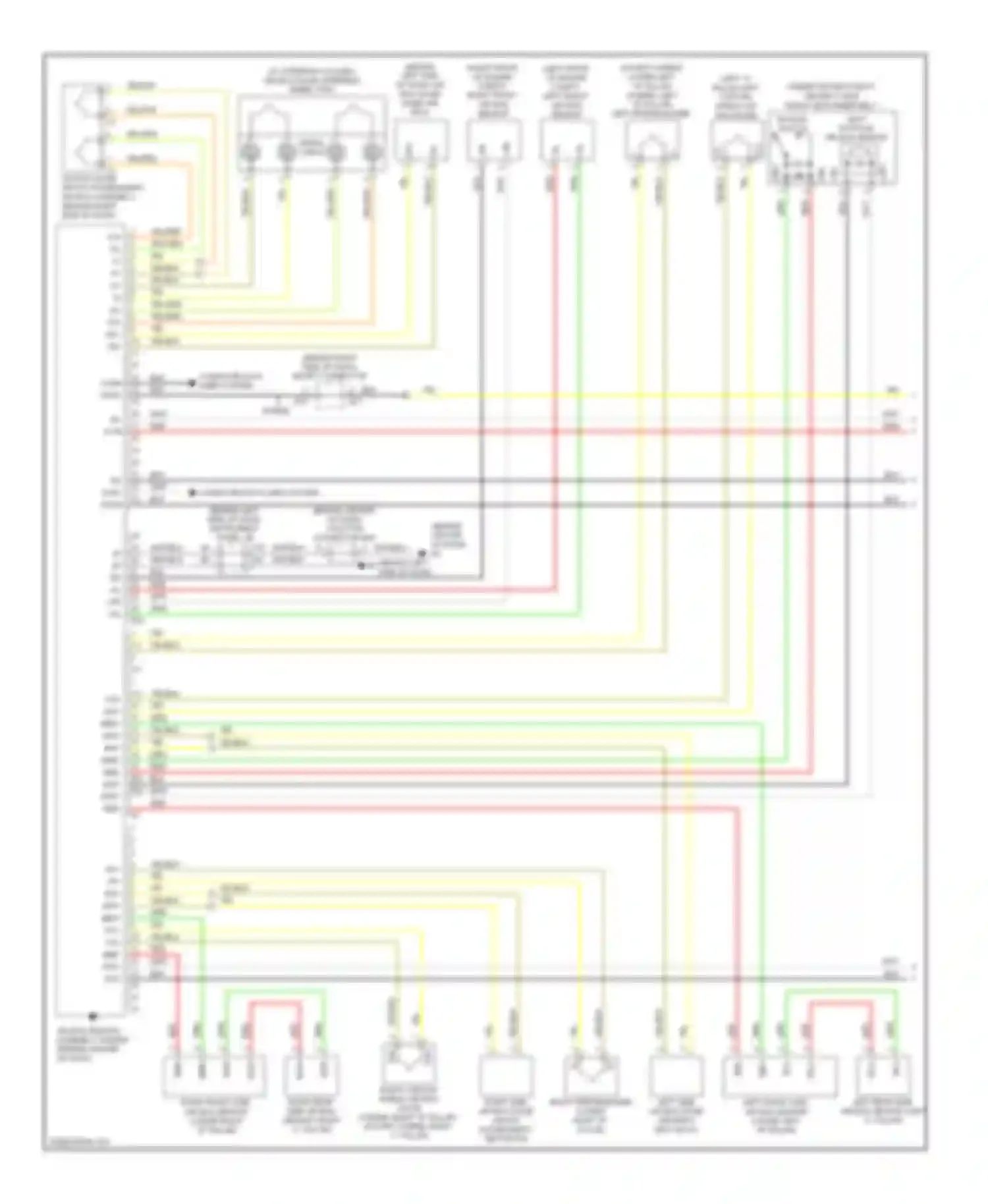 Camry Toyota XV40 facelift (2009-2011): Supplemental restraints circuit (1 of 2)