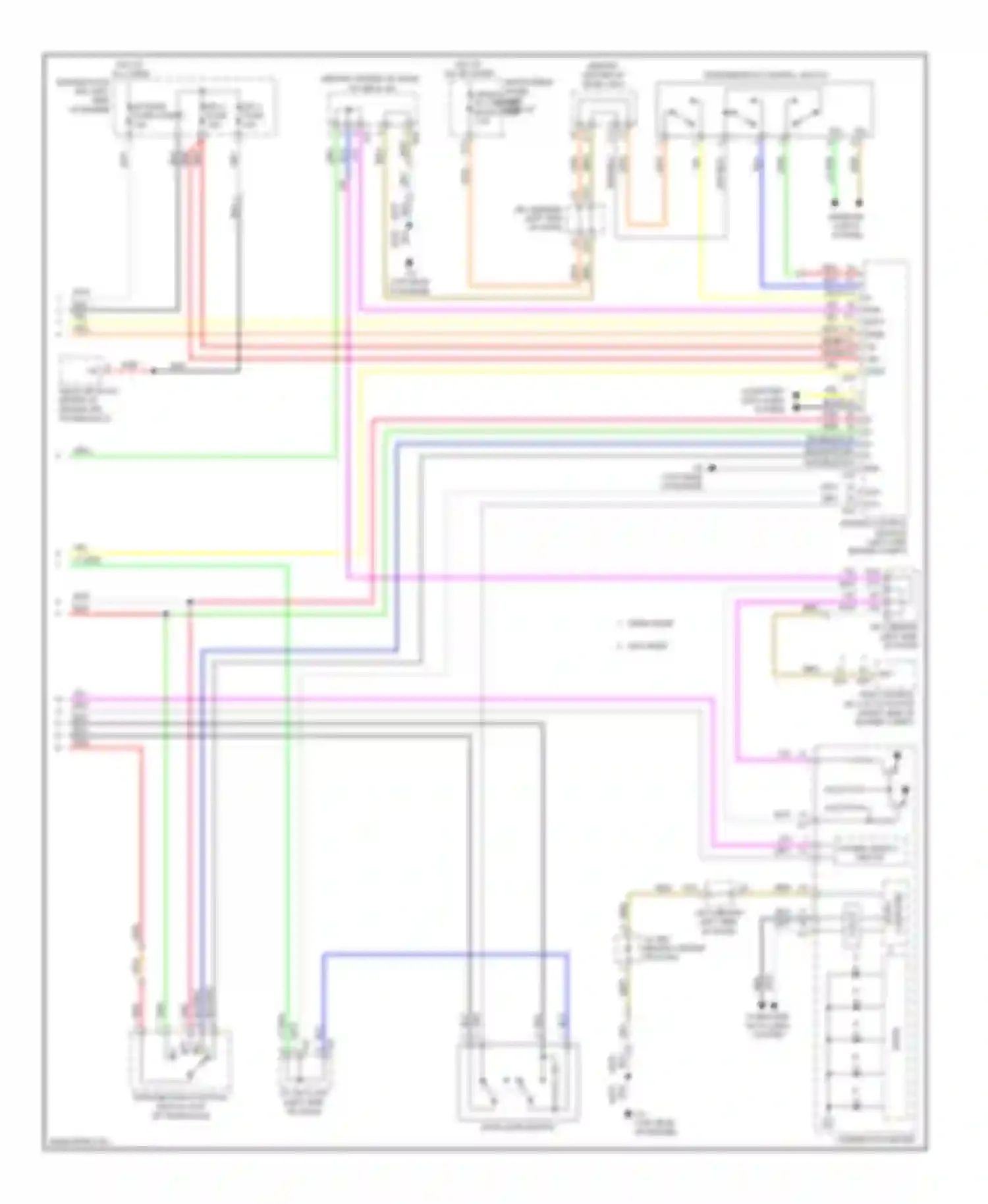 Camry Toyota XV40 facelift (2009-2011): 2.5l, transmission circuit (2 of 2)
