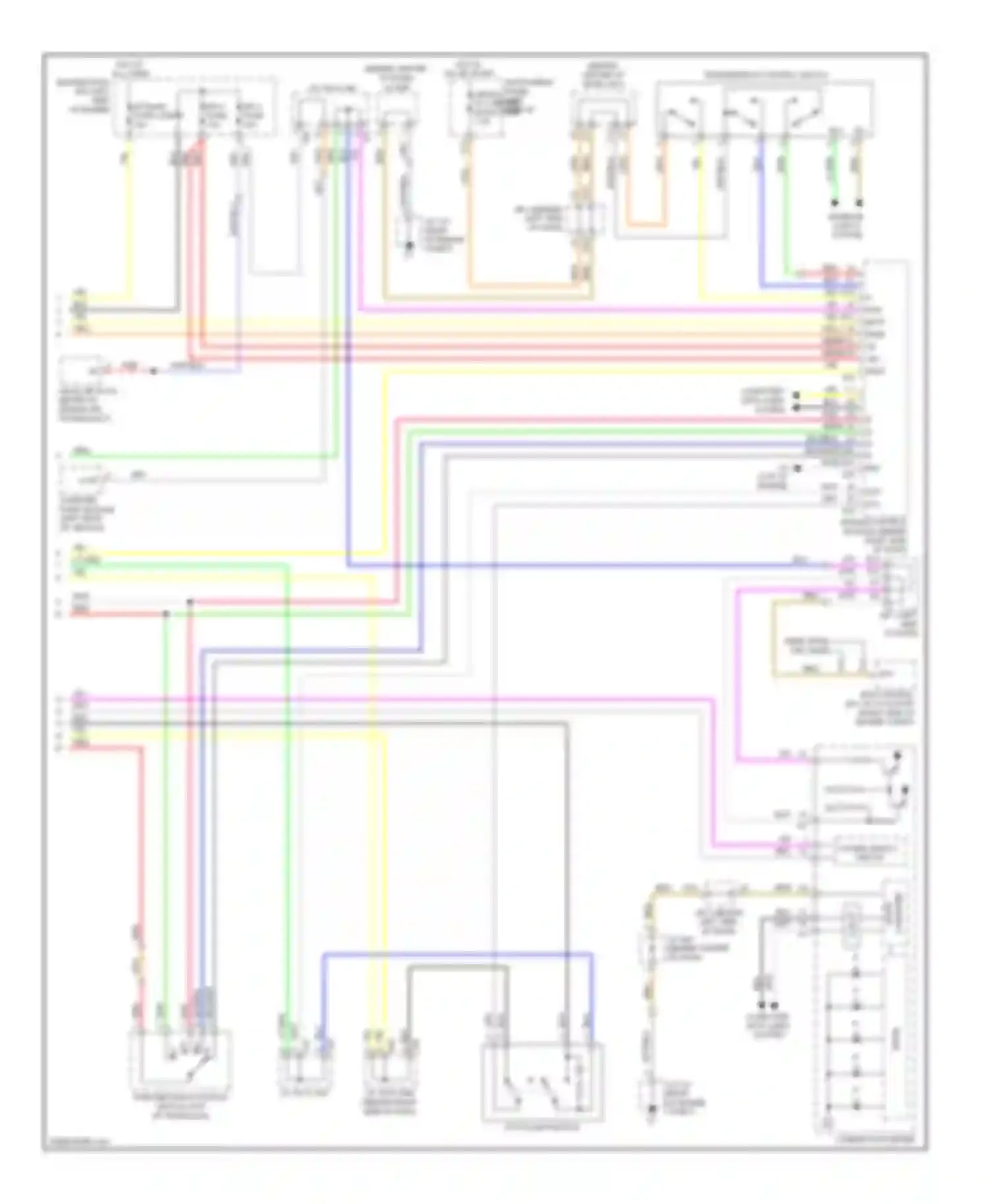 Camry Toyota XV40 facelift (2009-2011): 3.5l, transmission circuit (2 of 2)
