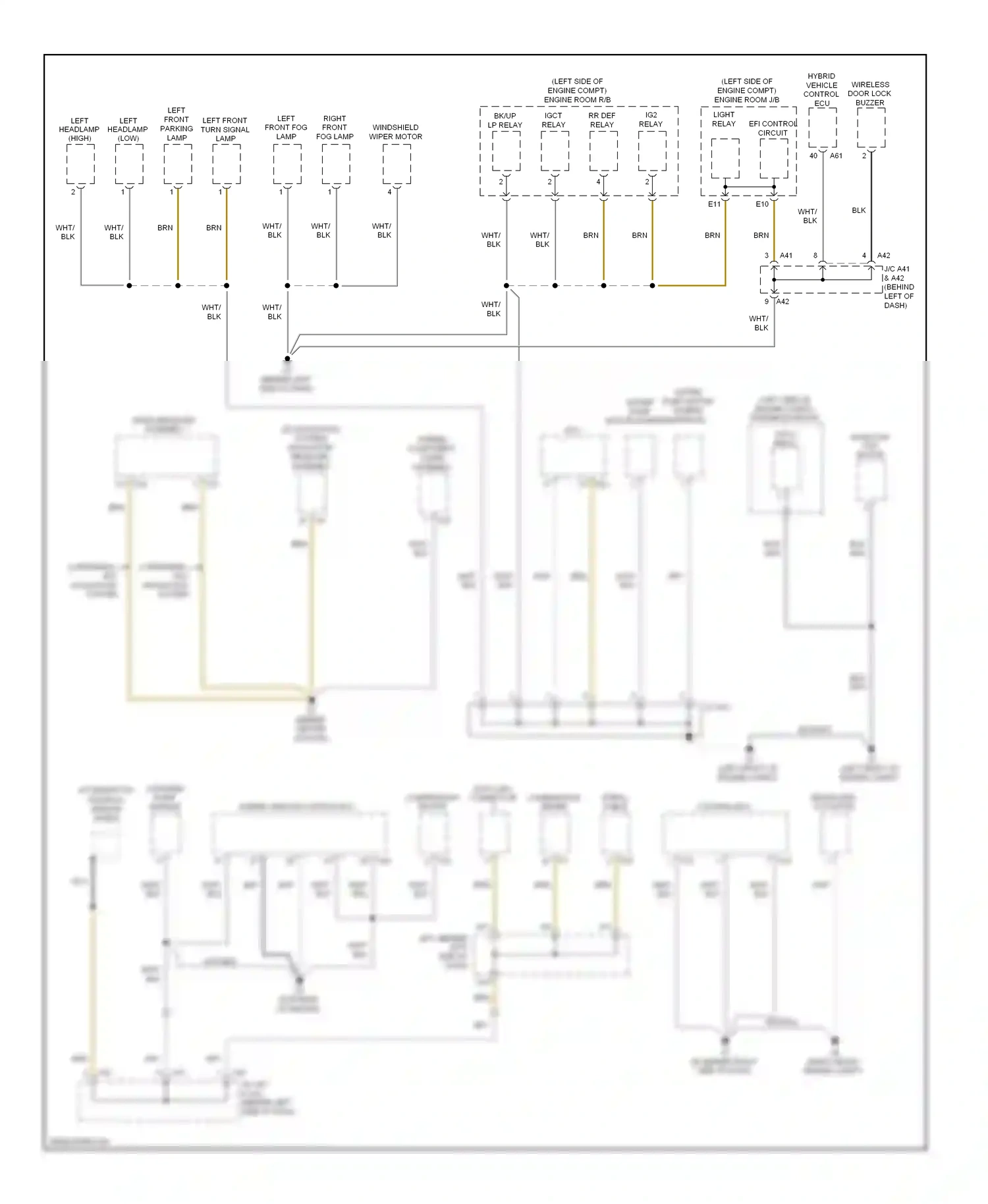 Wiring diagram accelerator position sensor shield for Toyota Camry XV40 facelift (2009-2011) (1 of 1)