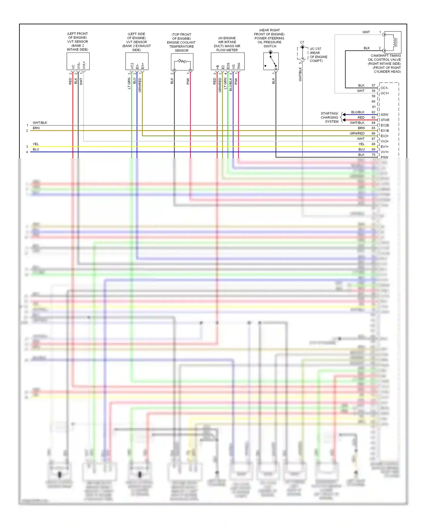 Wiring diagram compt) for Toyota Camry XV40 facelift (2009-2011) (10 of 10)
