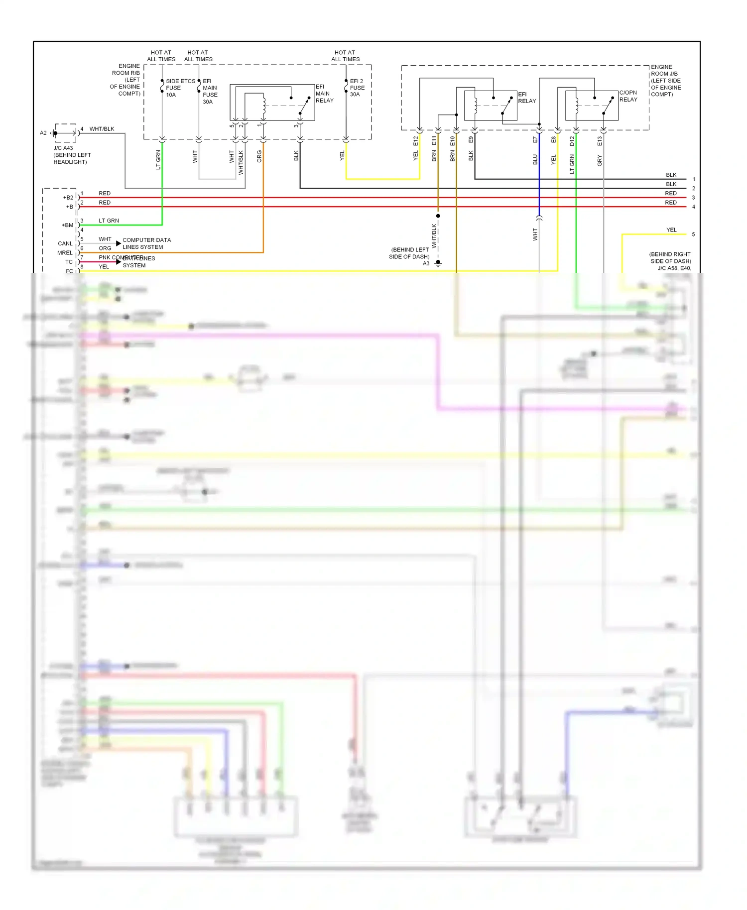 Wiring diagram computer data lines system pnk computer data lines system for Toyota Camry XV40 facelift (2009-2011) (1 of 1)