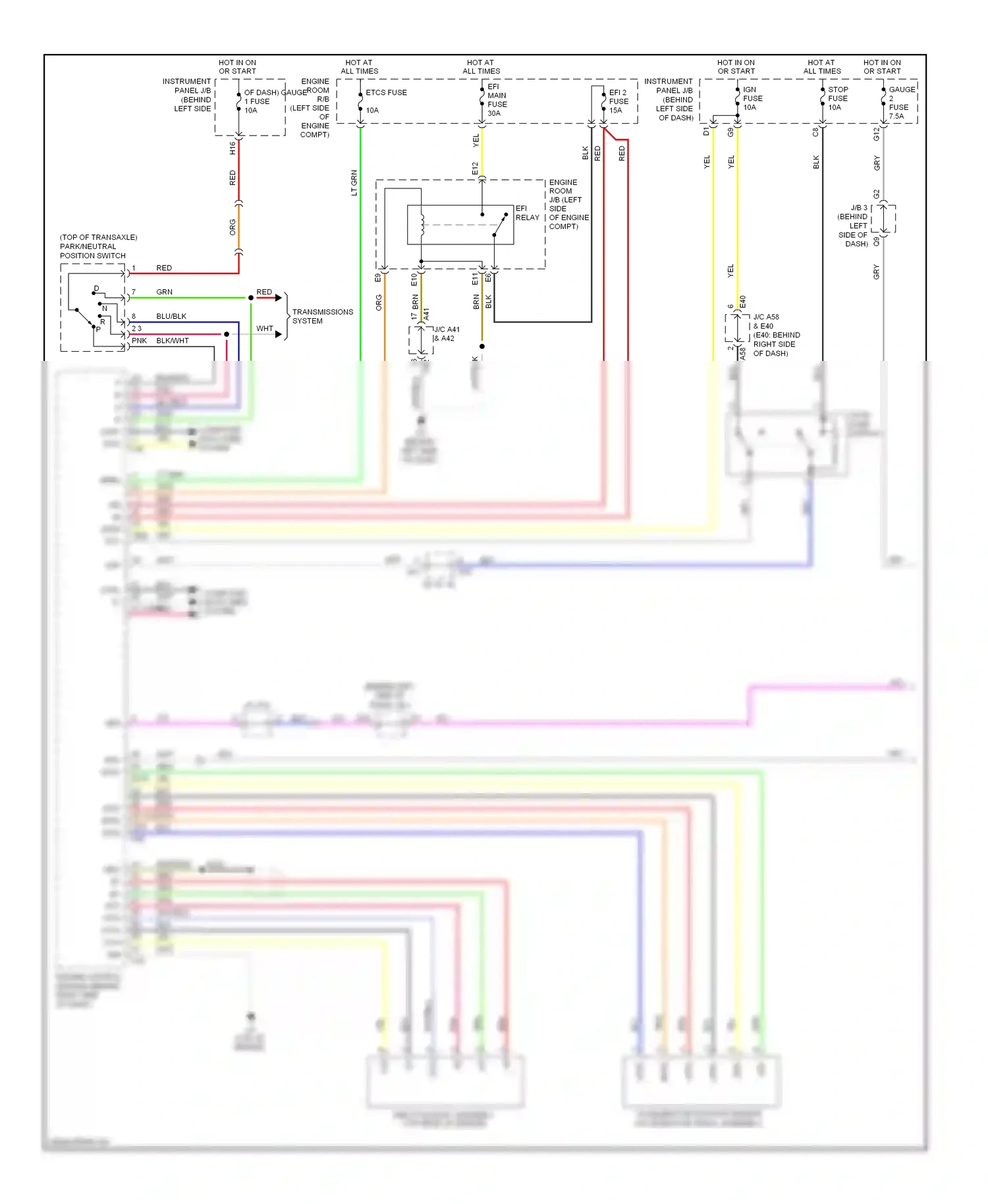Wiring diagram computer data lines system for Toyota Camry XV40 facelift (2009-2011) (24 of 66)