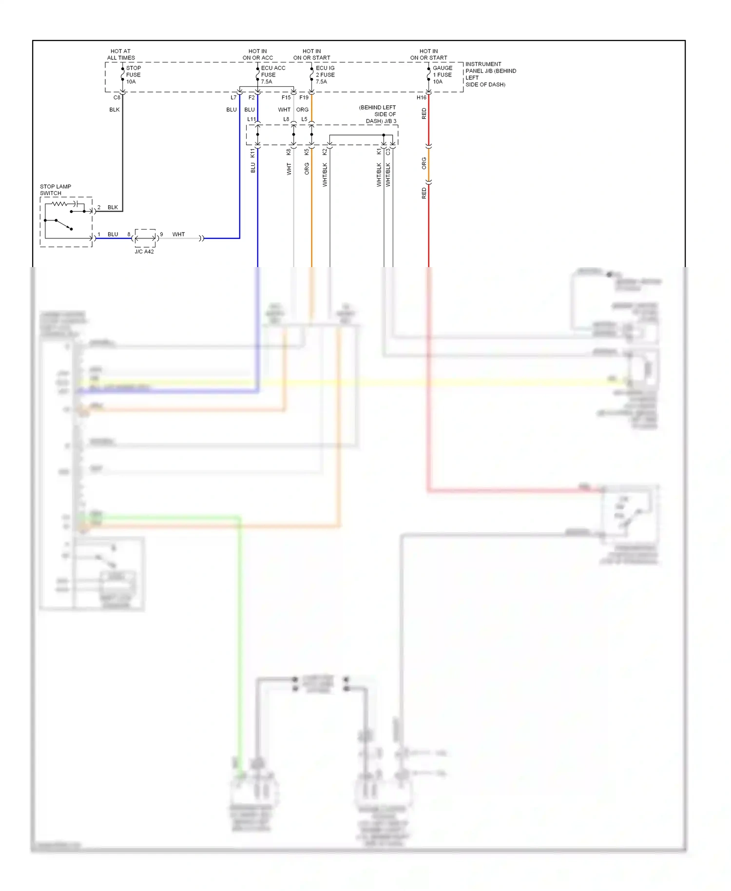 Wiring diagram computer data lines system for Toyota Camry XV40 facelift (2009-2011) (58 of 66)