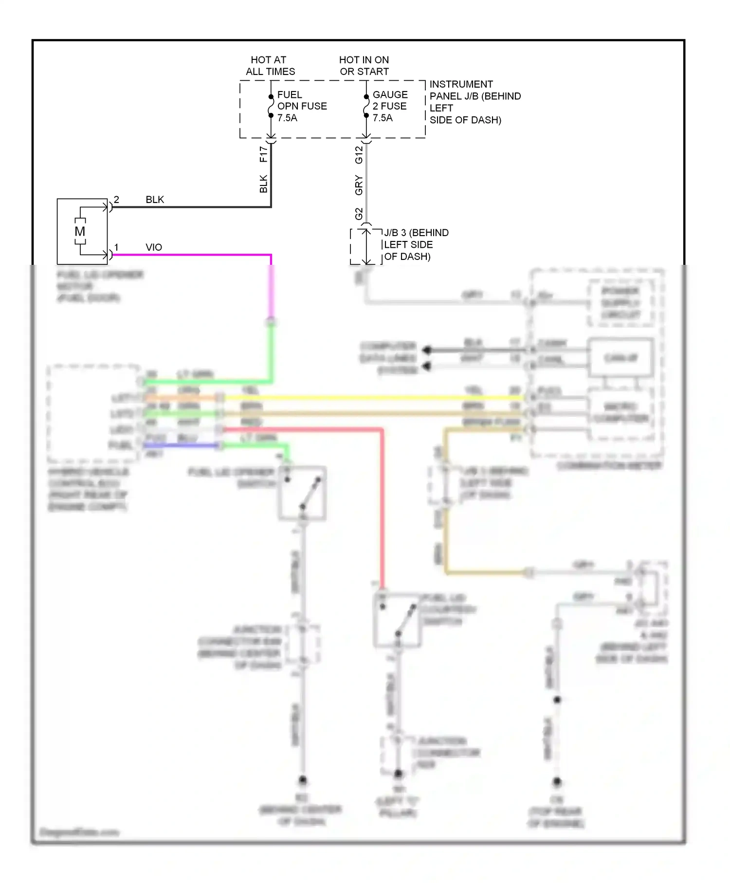 Wiring diagram computer data lines system for Toyota Camry XV40 facelift (2009-2011) (62 of 66)