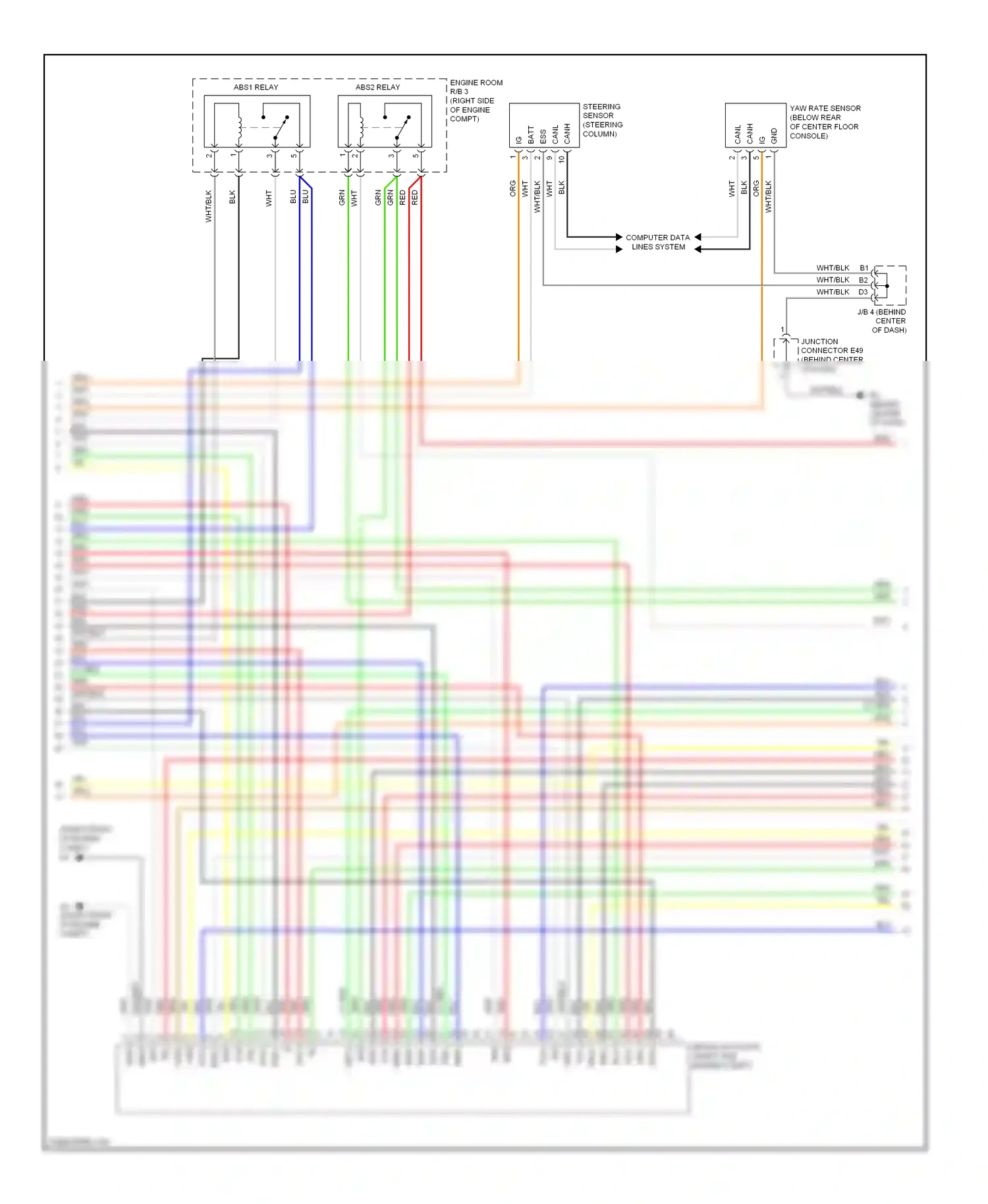Wiring diagram engine compt) for Toyota Camry XV40 facelift (2009-2011) (3 of 11)