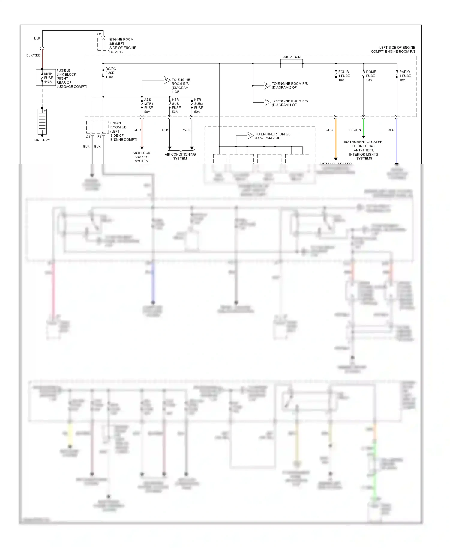 Wiring diagram engine controls system for Toyota Camry XV40 facelift (2009-2011) (7 of 9)