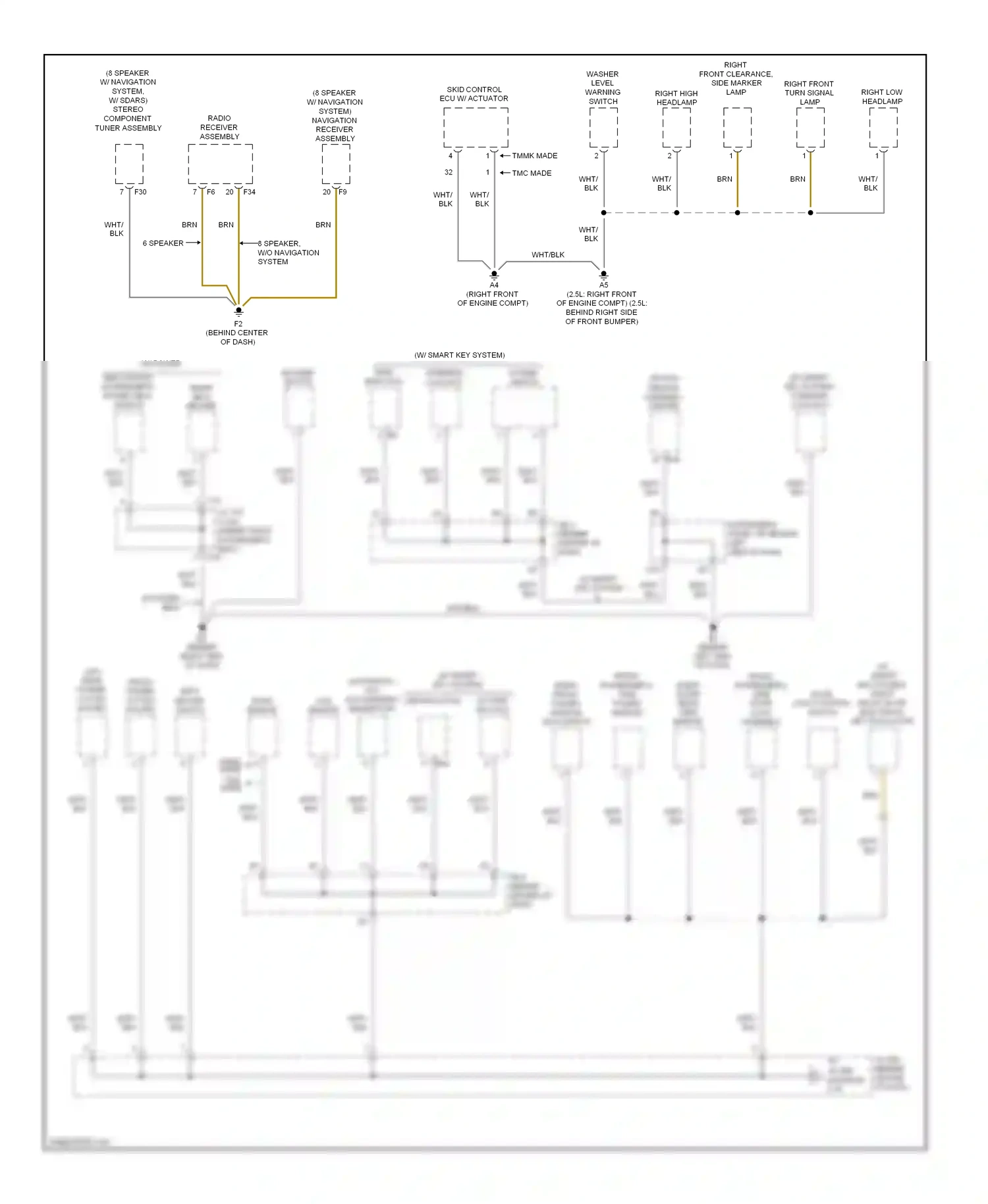 Wiring diagram id code certification box ecu for Toyota Camry XV40 facelift (2009-2011) (1 of 1)