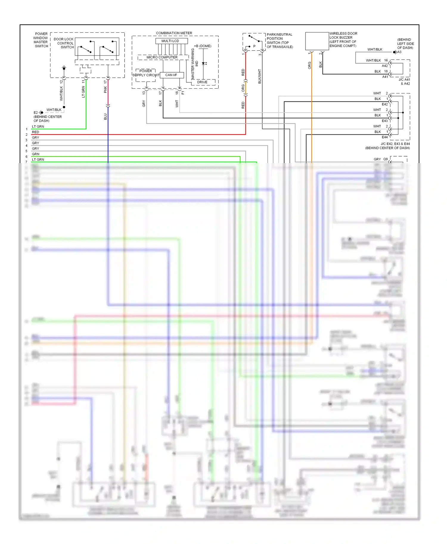 Wiring diagram micro computer for Toyota Camry XV40 facelift (2009-2011) (8 of 32)