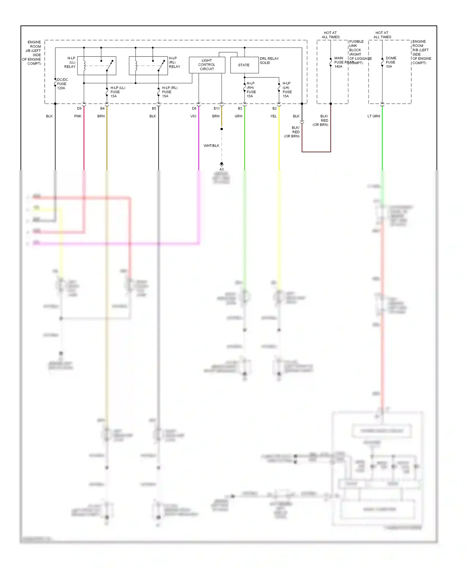 Wiring diagram micro computer for Toyota Camry XV40 facelift (2009-2011) (14 of 32)