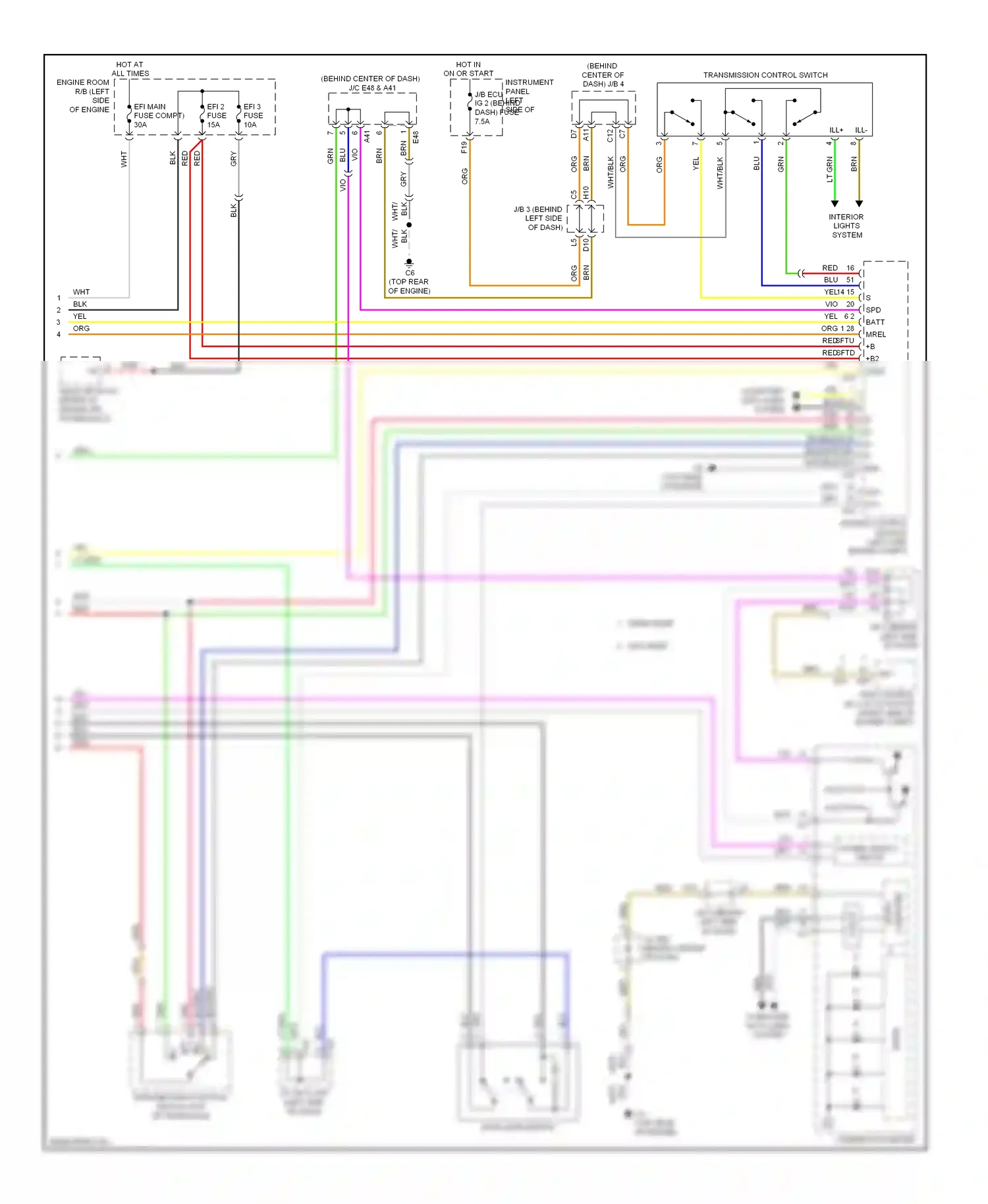 Wiring diagram micro computer for Toyota Camry XV40 facelift (2009-2011) (22 of 32)