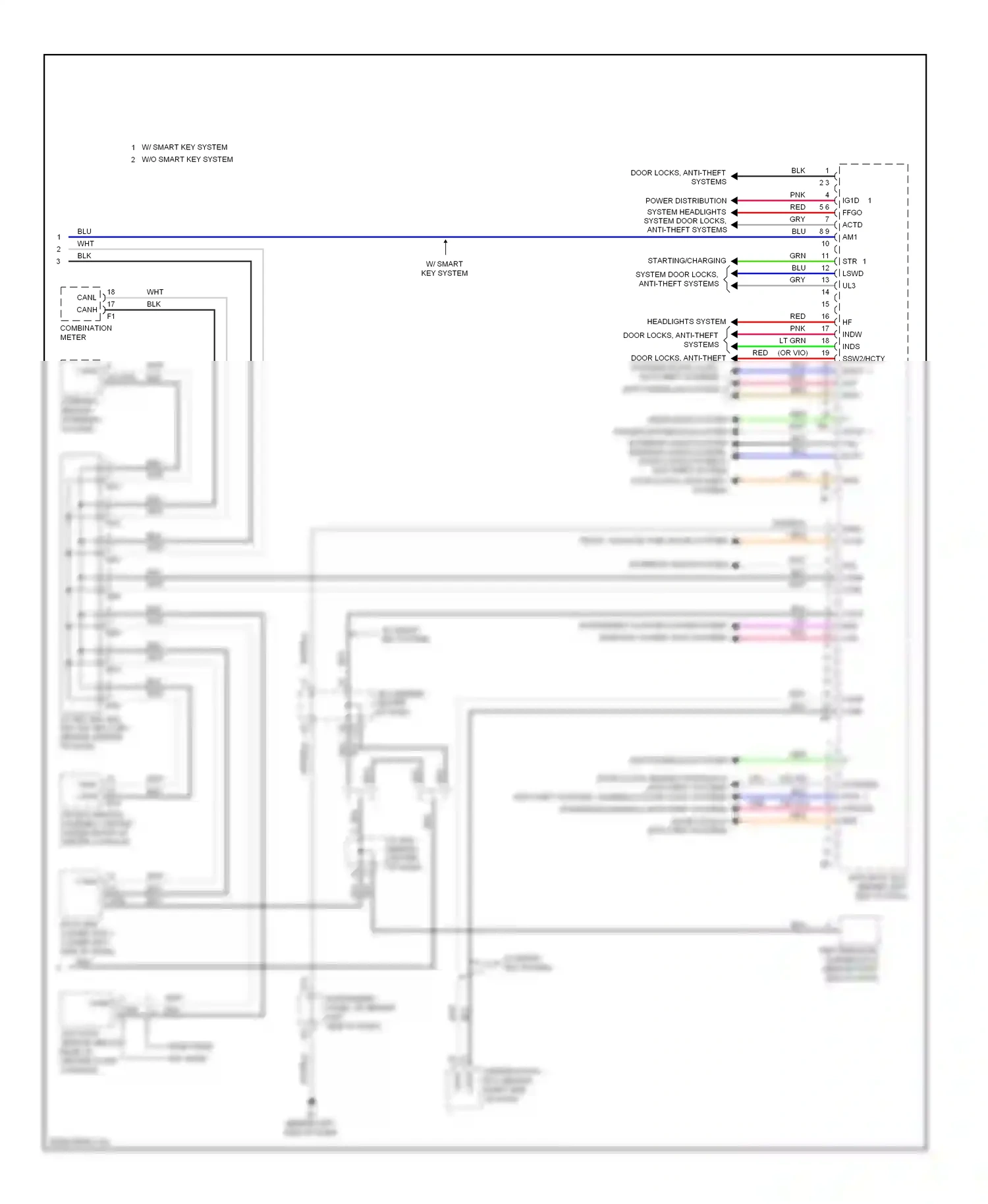 Wiring diagram shift interlock system for Toyota Camry XV40 facelift (2009-2011) (1 of 6)