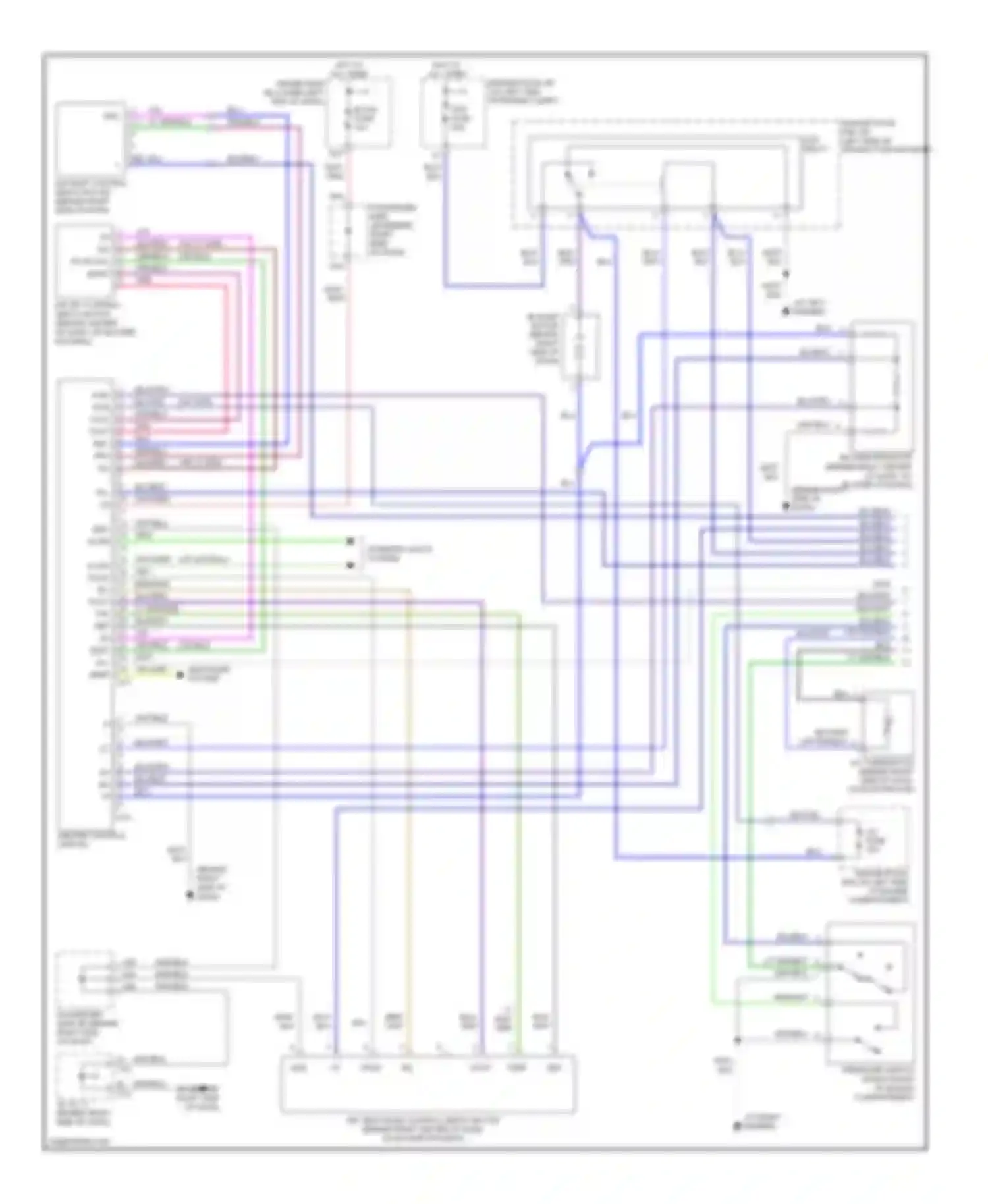 Camry Toyota XV40 (2006-2009): Manual a/c circuit (1 of 2)