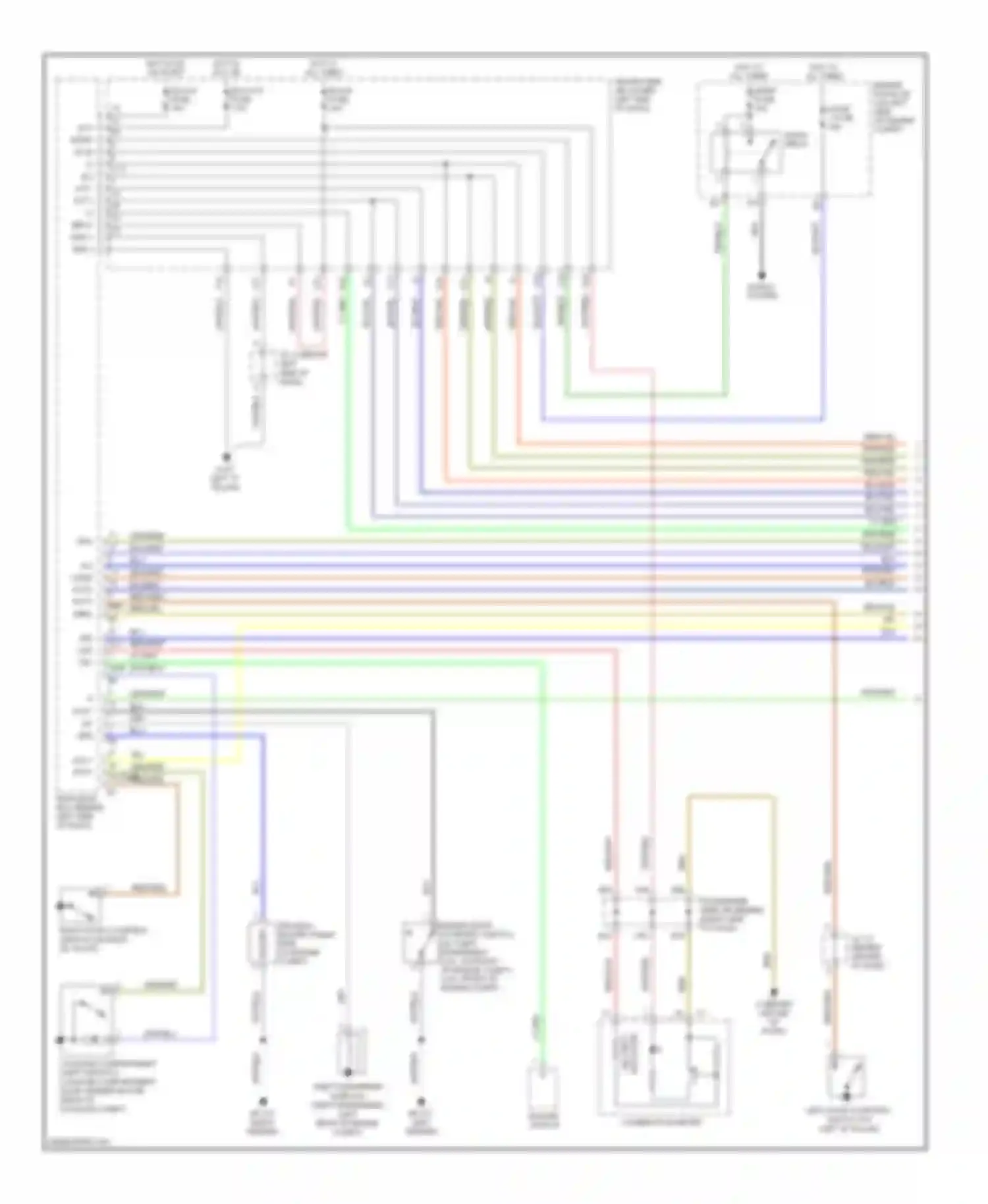 Camry Toyota XV40 (2006-2009): Forced entry circuit, coupe (1 of 2)