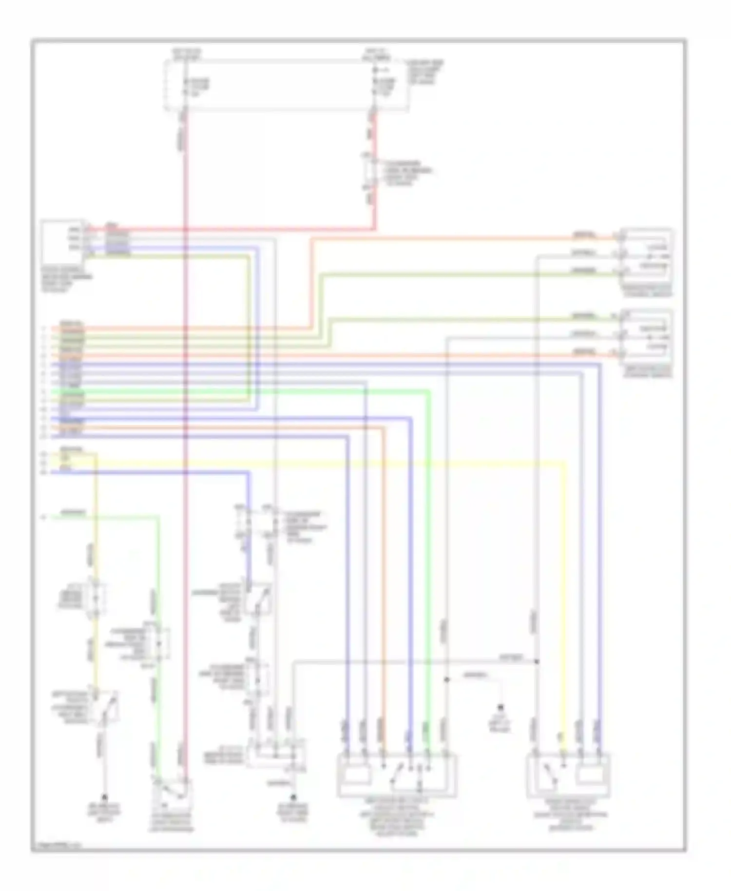 Camry Toyota XV40 (2006-2009): Forced entry circuit, coupe (2 of 2)