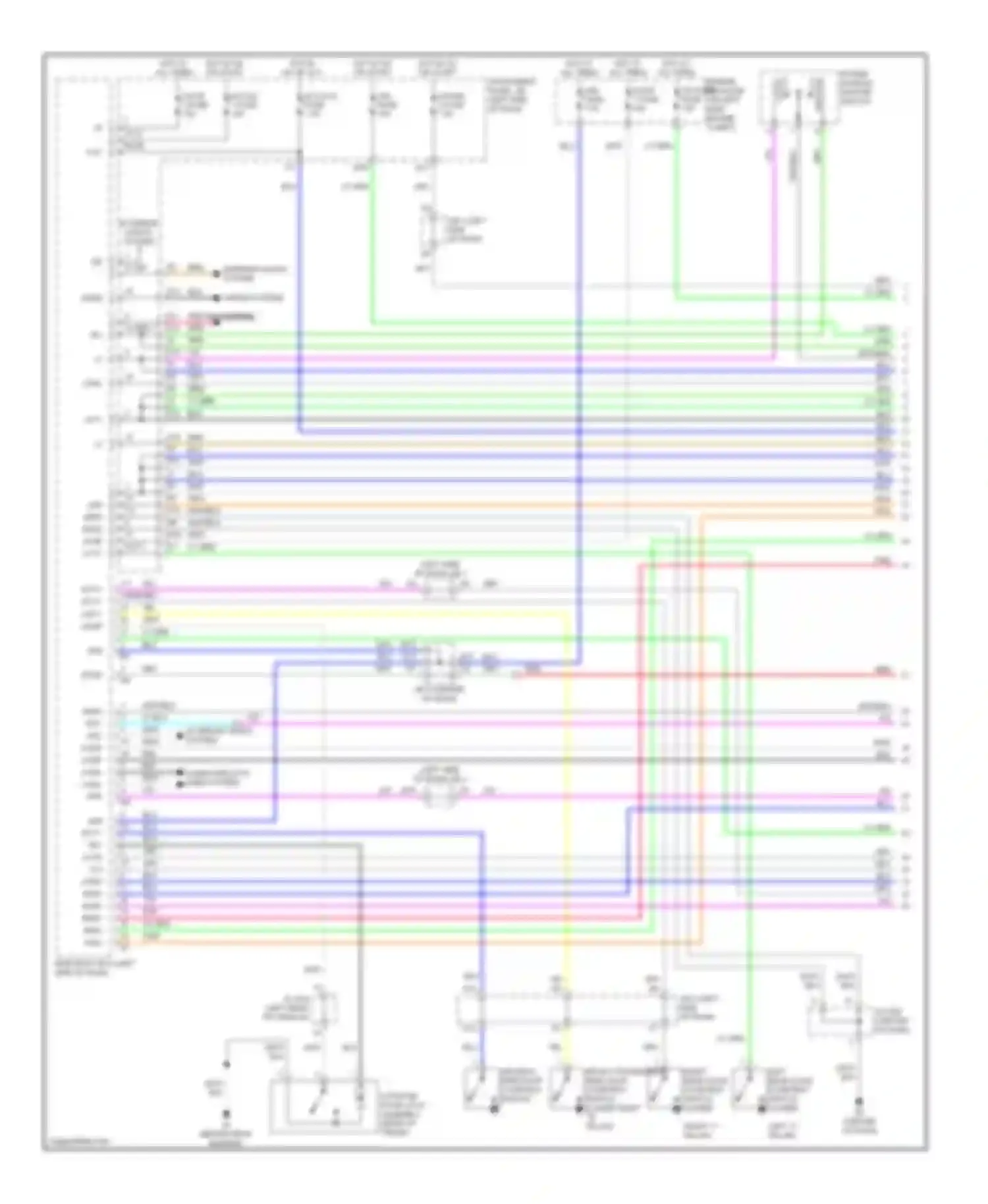 Camry Toyota XV40 (2006-2009): Forced entry circuit, hybrid (1 of 4)