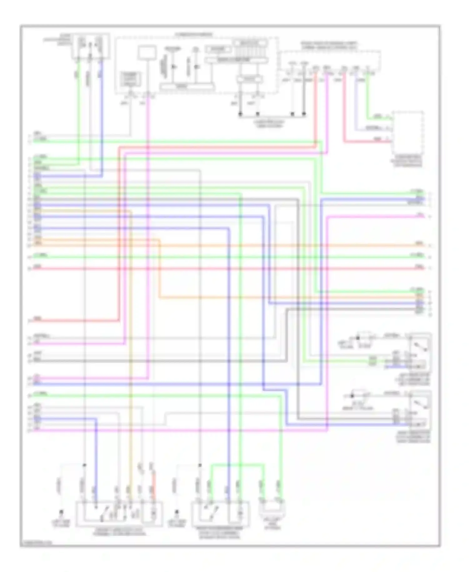 Camry Toyota XV40 (2006-2009): Forced entry circuit, hybrid (2 of 4)