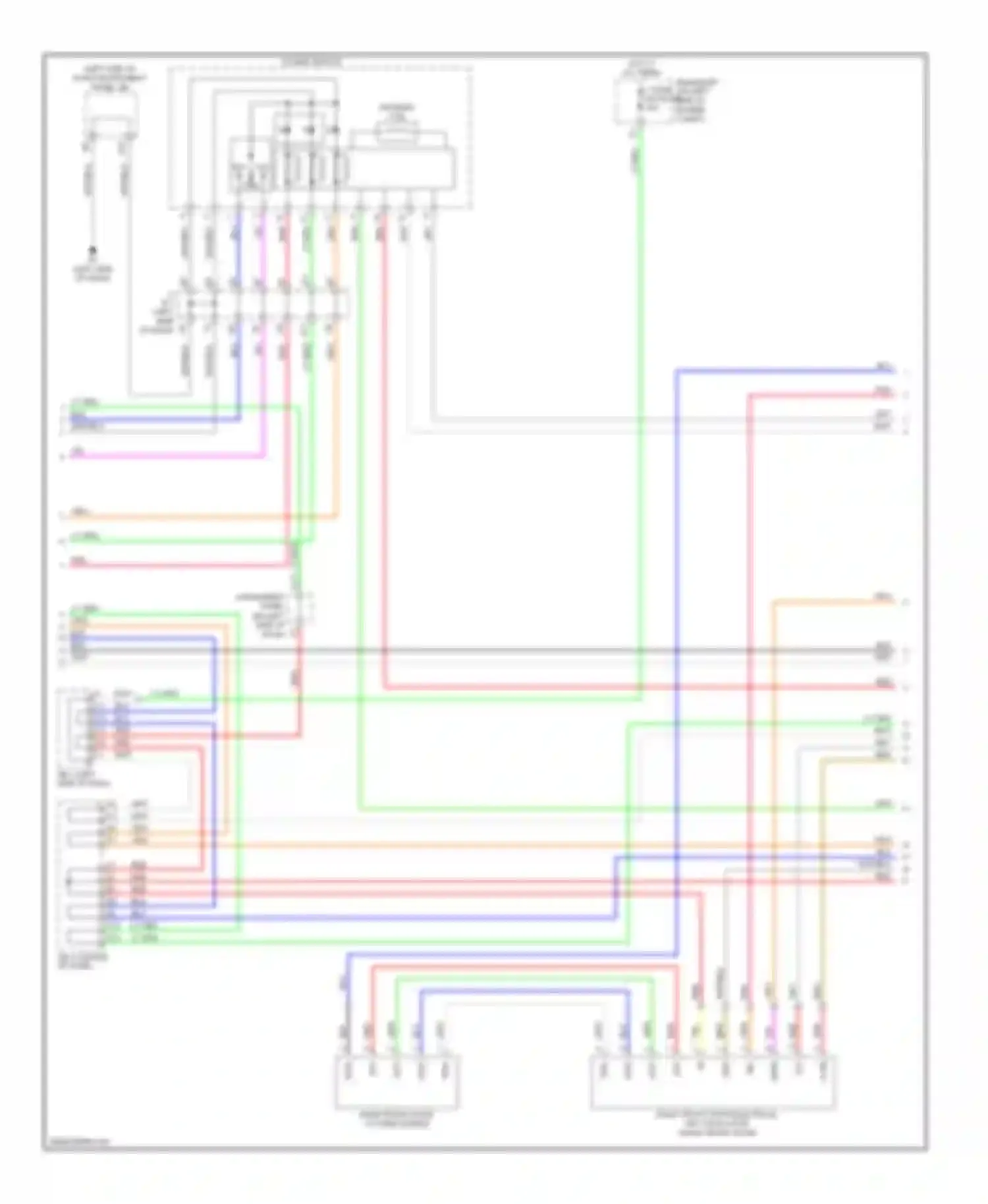 Camry Toyota XV40 (2006-2009): Forced entry circuit, hybrid (3 of 4)