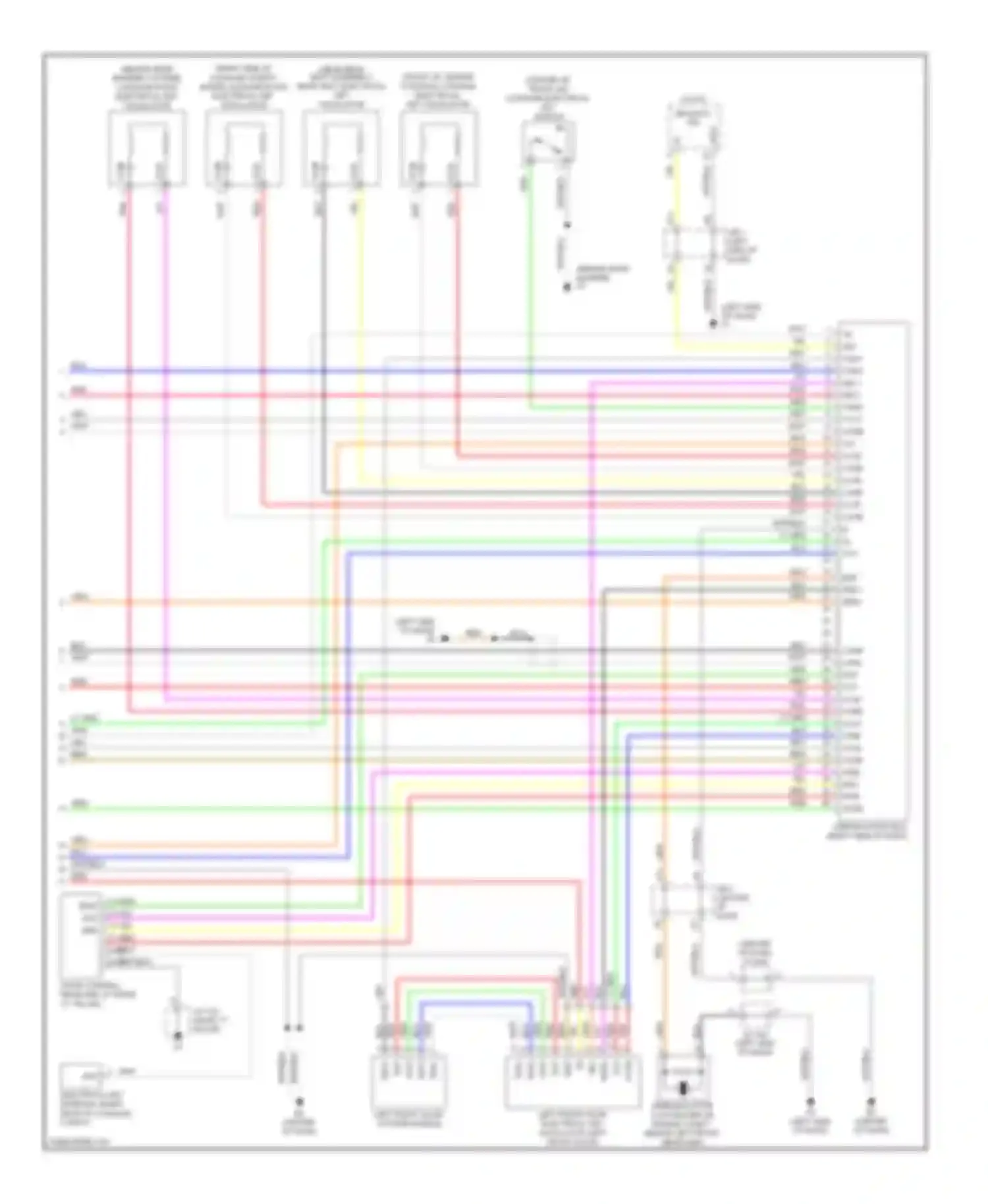 Camry Toyota XV40 (2006-2009): Forced entry circuit, hybrid (4 of 4)