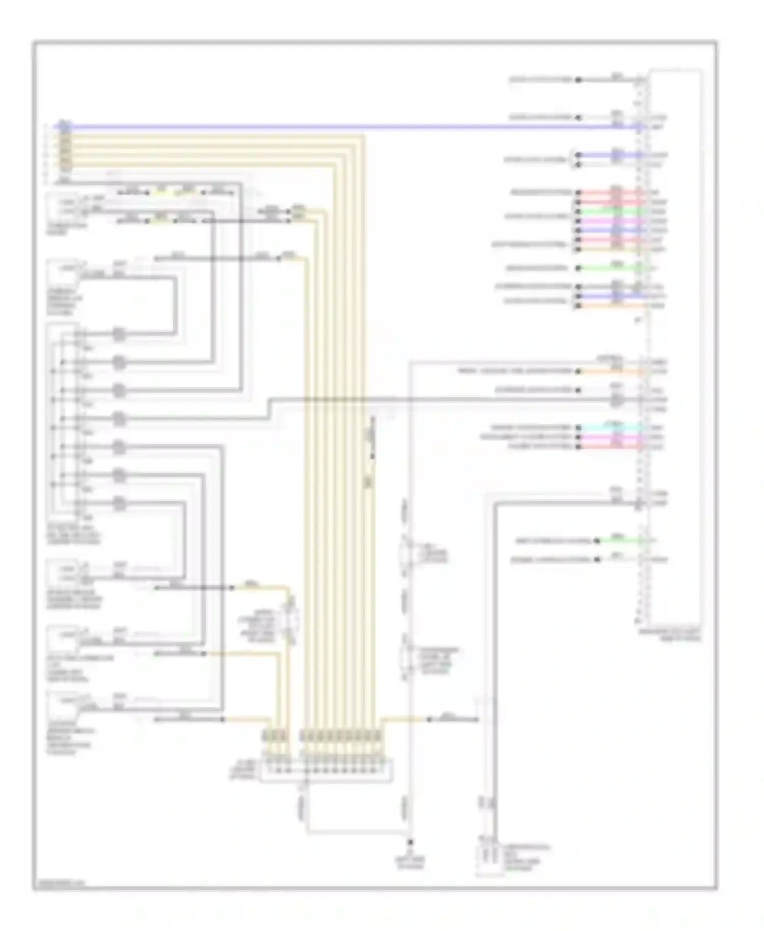 Camry Toyota XV40 (2006-2009): Body control modules circuit, hybrid (2 of 2)