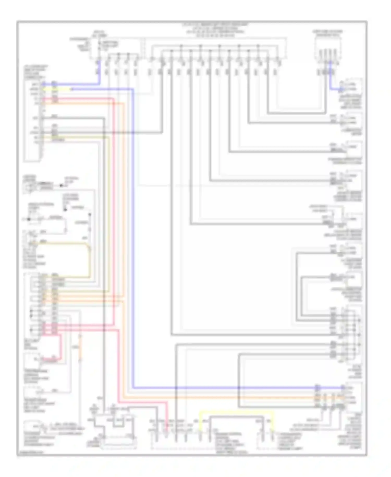 Camry Toyota XV40 (2006-2009): Computer data lines circuit, except hybrid