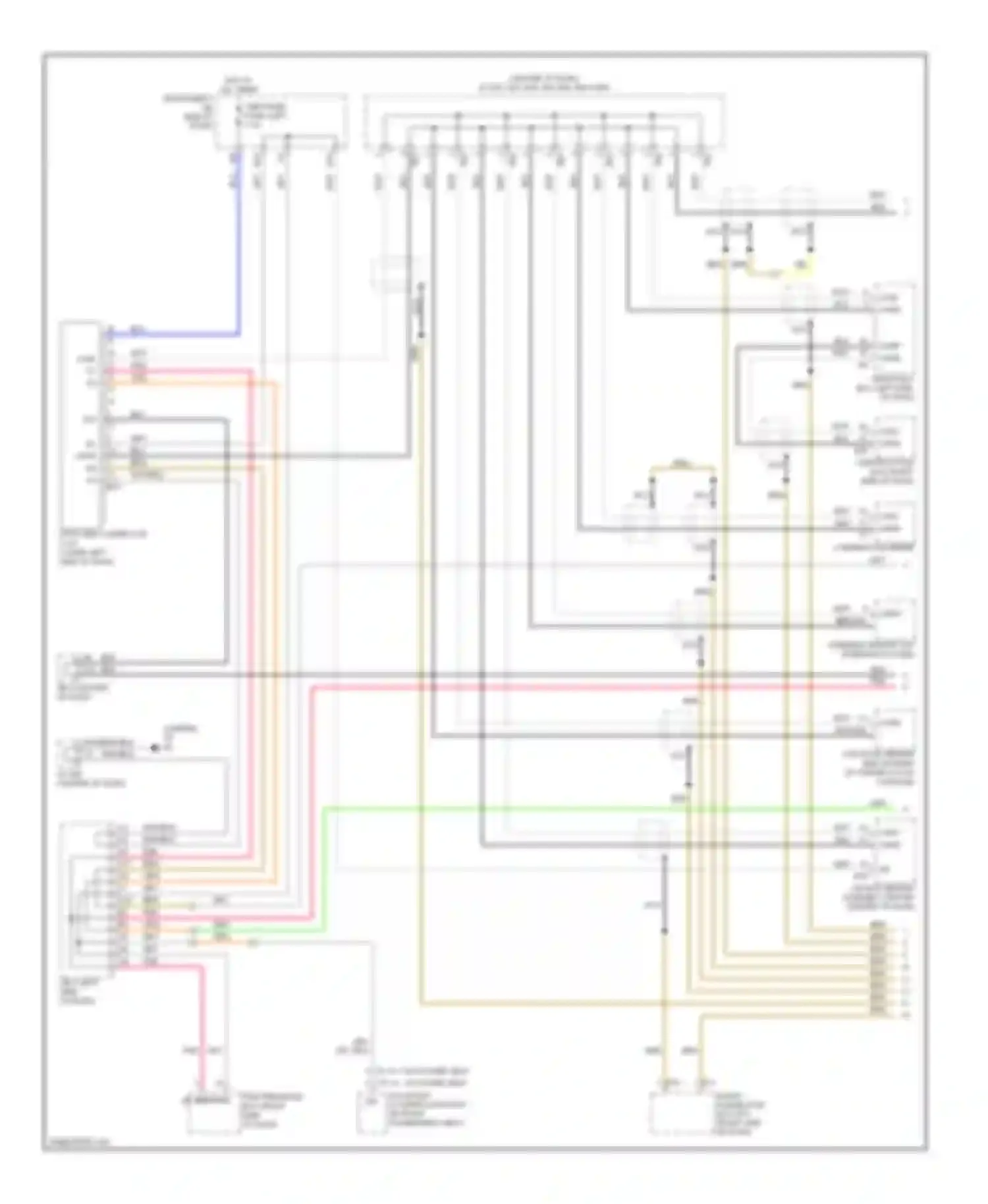 Camry Toyota XV40 (2006-2009): Computer data lines circuit, hybrid (1 of 2)