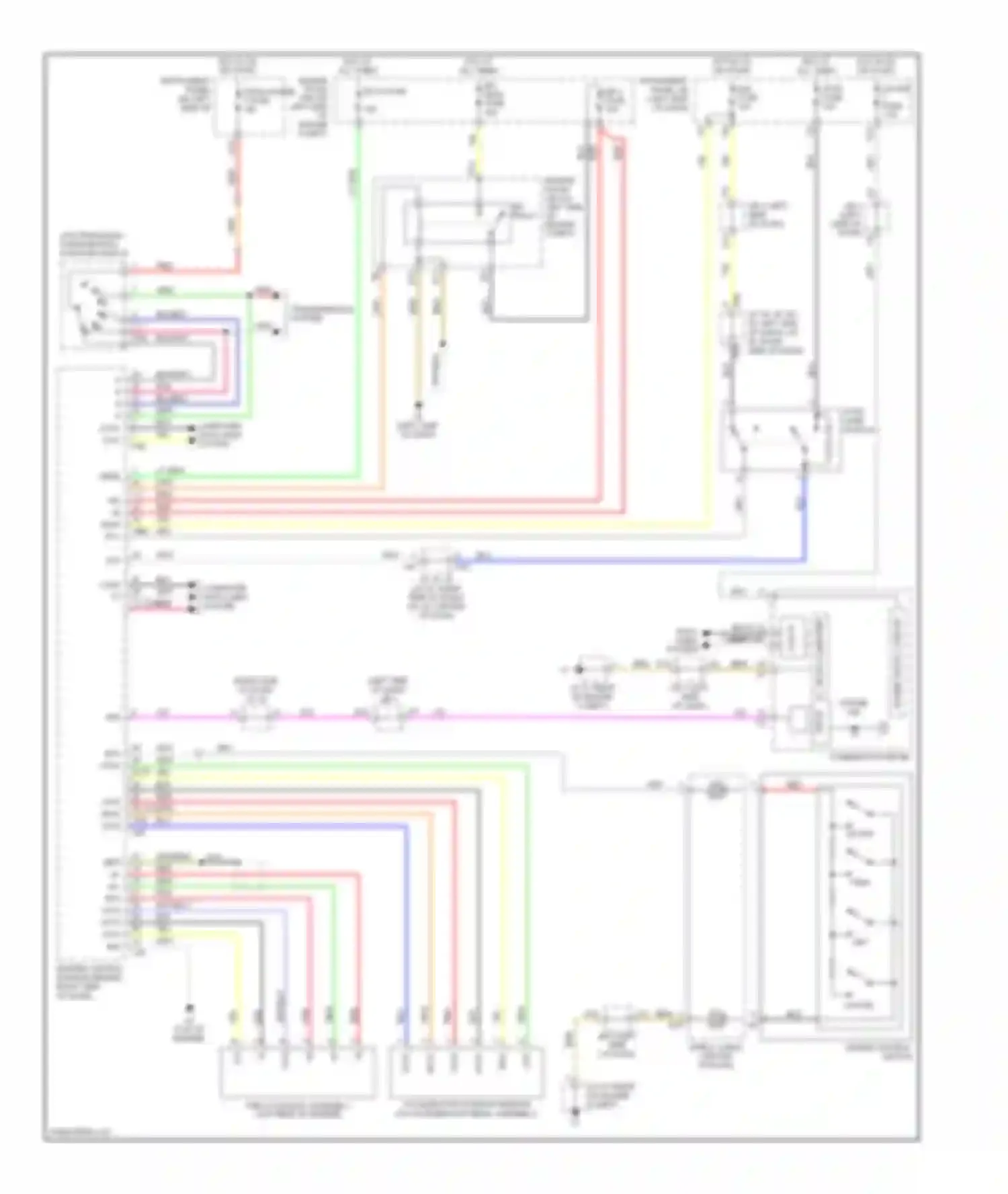 Camry Toyota XV40 (2006-2009): 3.5l, cruise control circuit, except hybrid