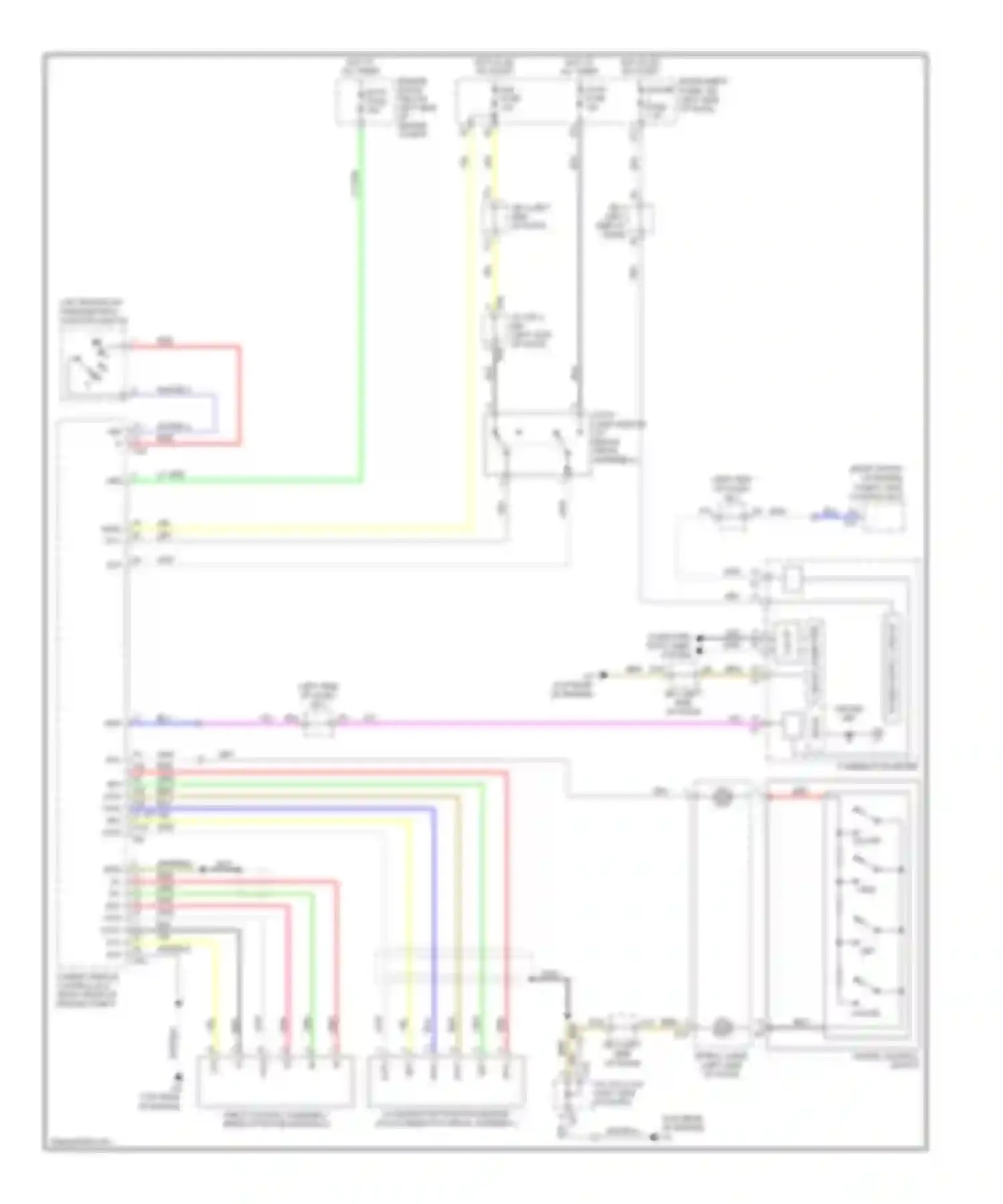 Camry Toyota XV40 (2006-2009): Cruise control circuit, hybrid