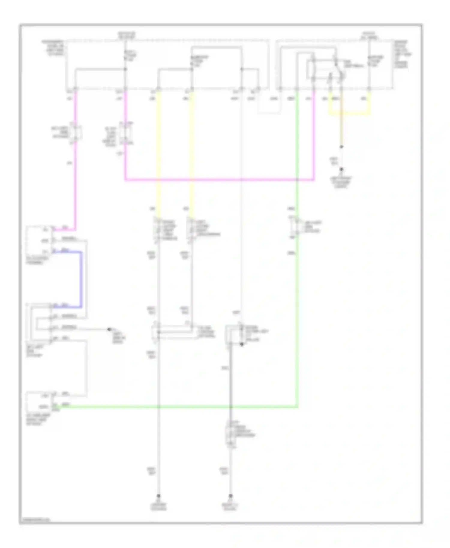 Camry Toyota XV40 (2006-2009): Defoggers circuit, hybrid