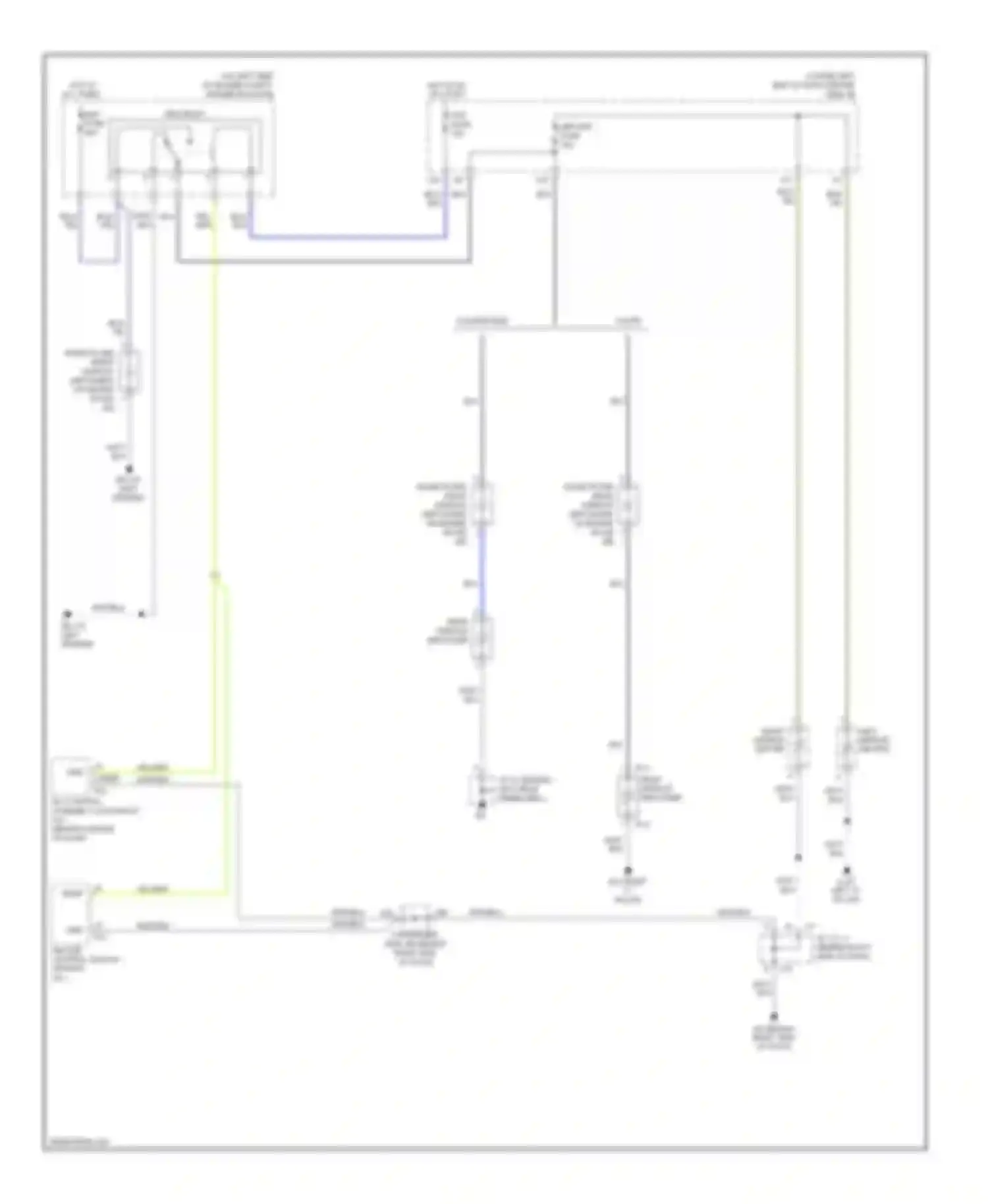 Camry Toyota XV40 (2006-2009): Defoggers circuit
