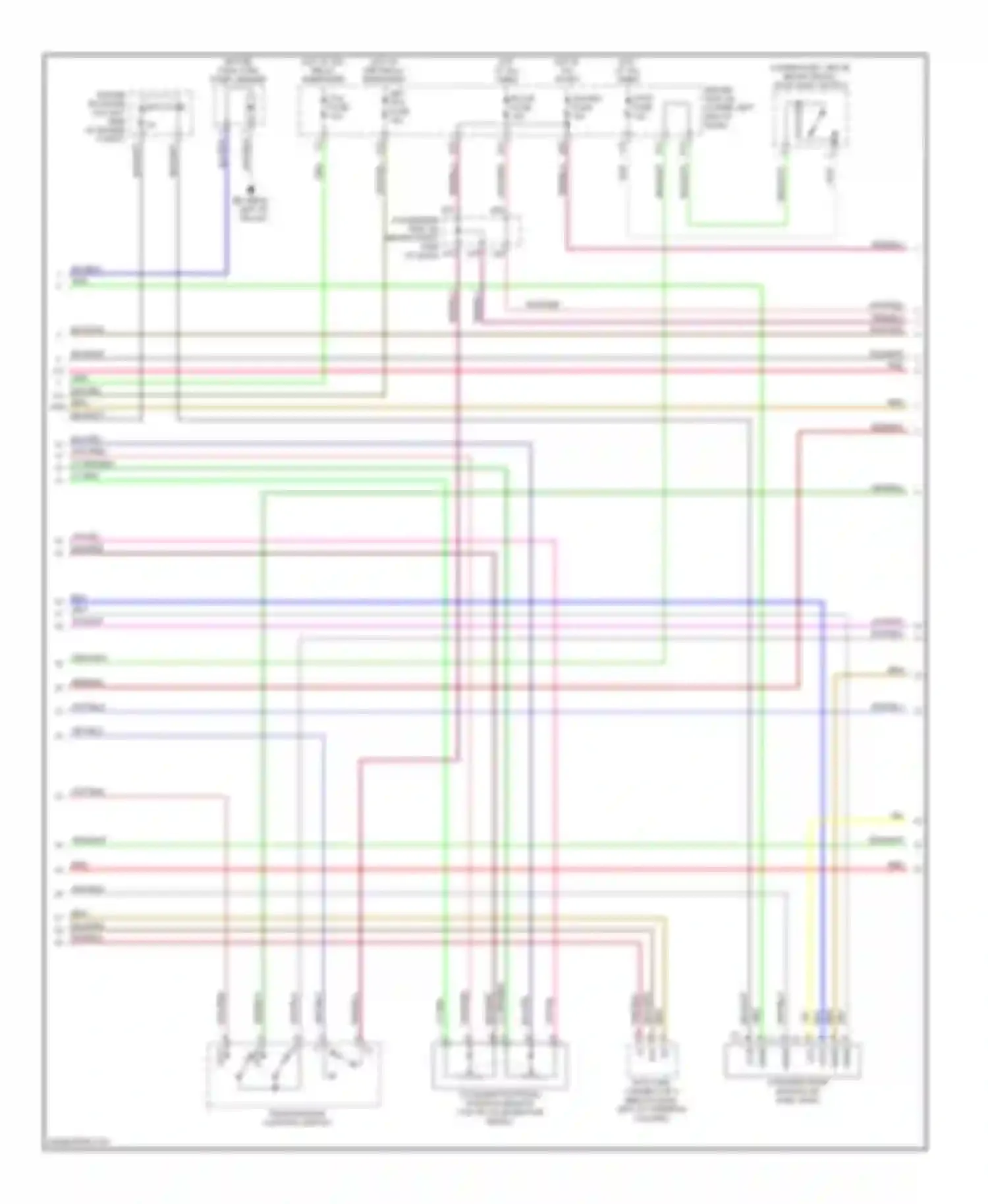 Camry Toyota XV40 (2006-2009): Wiring diagram engine performance 2.4l (2 of 6)