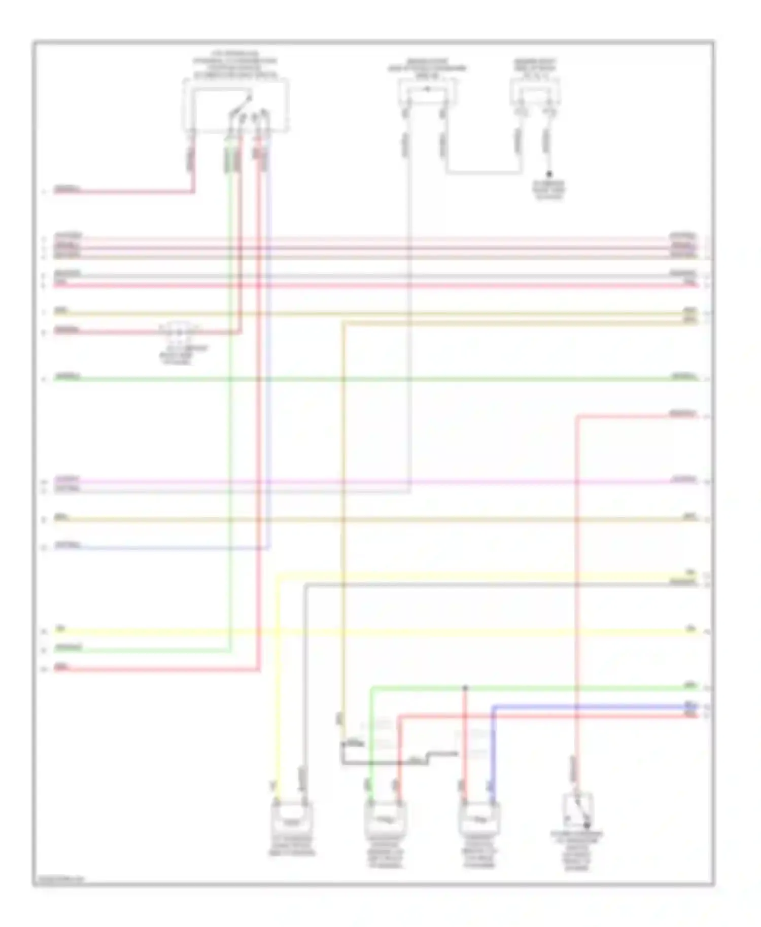Camry Toyota XV40 (2006-2009): Wiring diagram engine performance 2.4l (3 of 6)