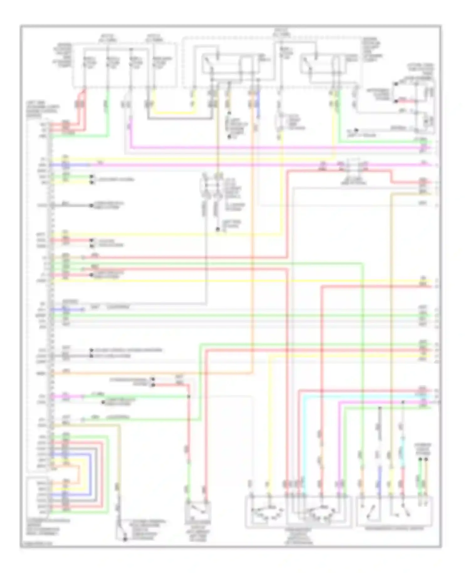 Camry Toyota XV40 (2006-2009): Wiring diagram engine performance 2.4l, engine controls circuit (1 of 4)